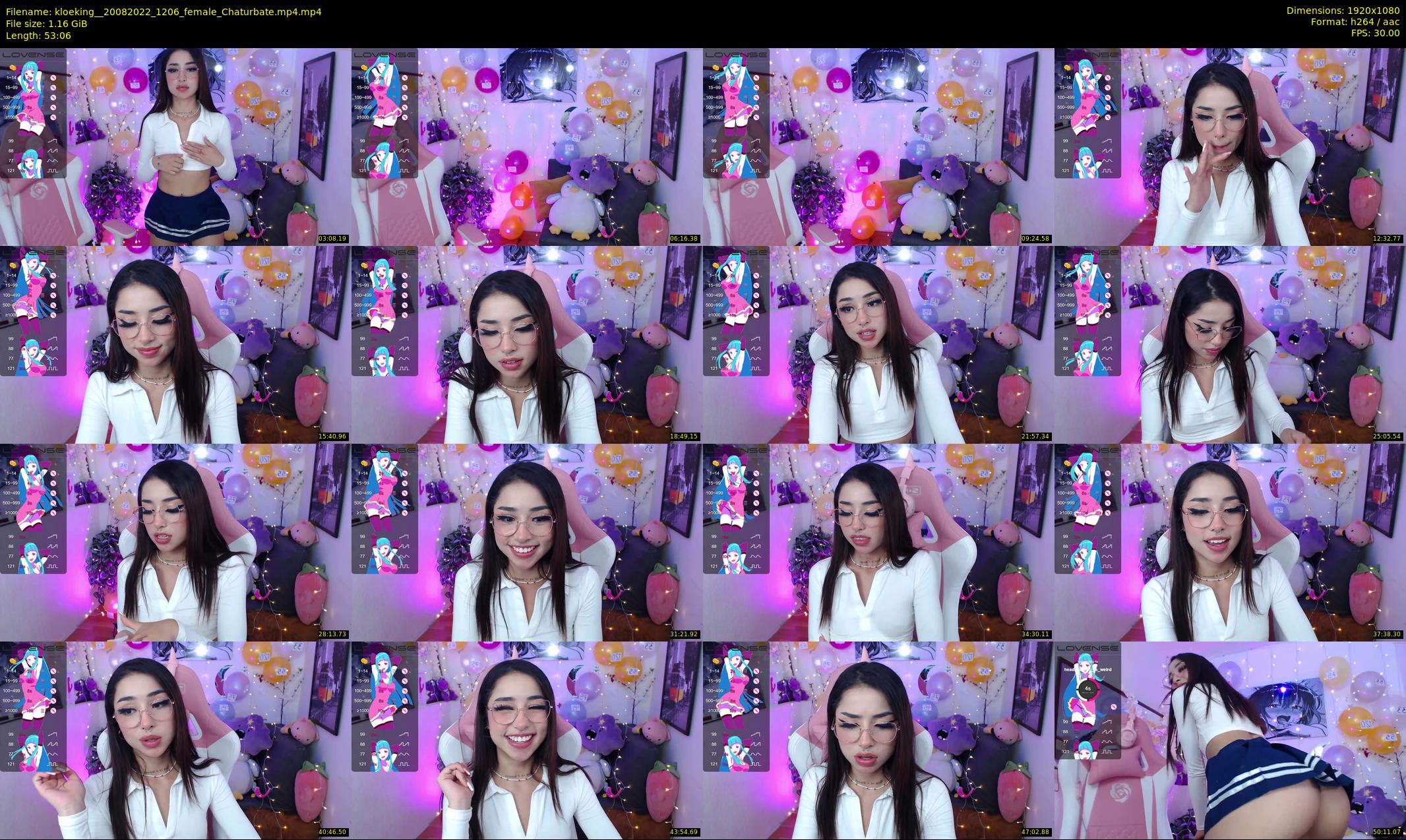 kloeking_ — 54 minute Chaturbate female cam show recording, 1080p, Aug 20, 2022