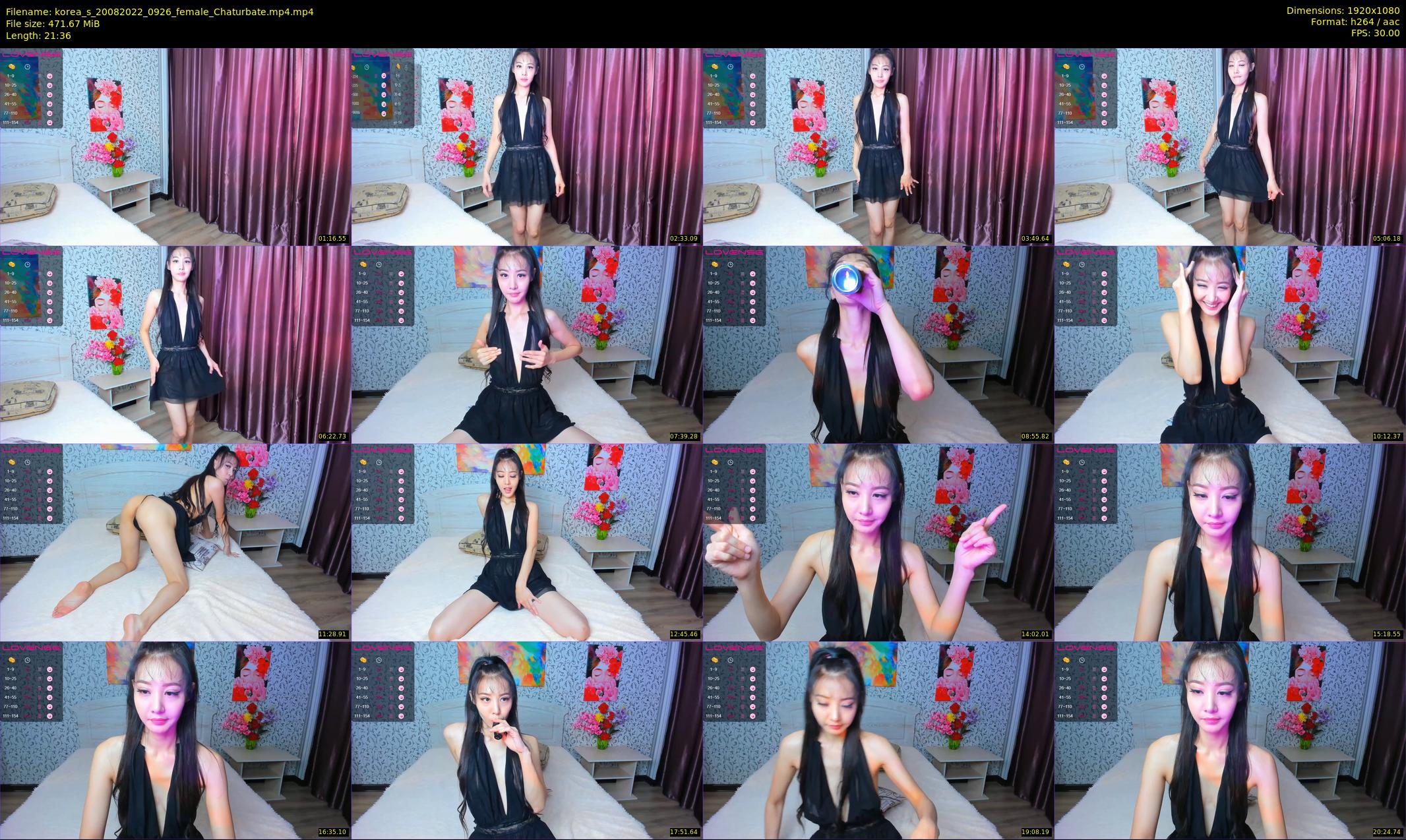 korea_s — 22 minute Chaturbate female cam show recording, 1080p, Aug 20, 2022