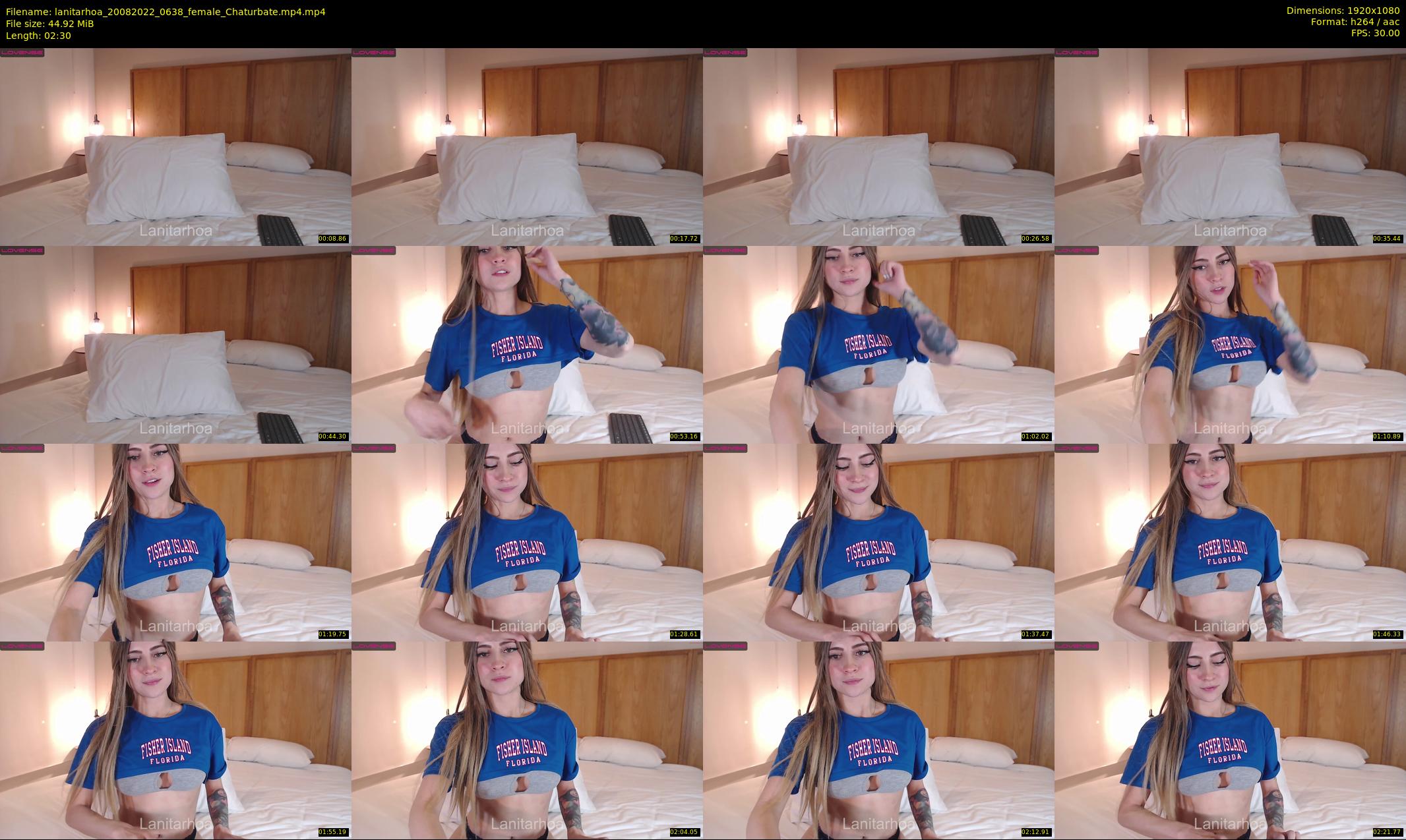 lanitarhoa — 3 minute Chaturbate female cam show recording, 1080p, Aug 20, 2022