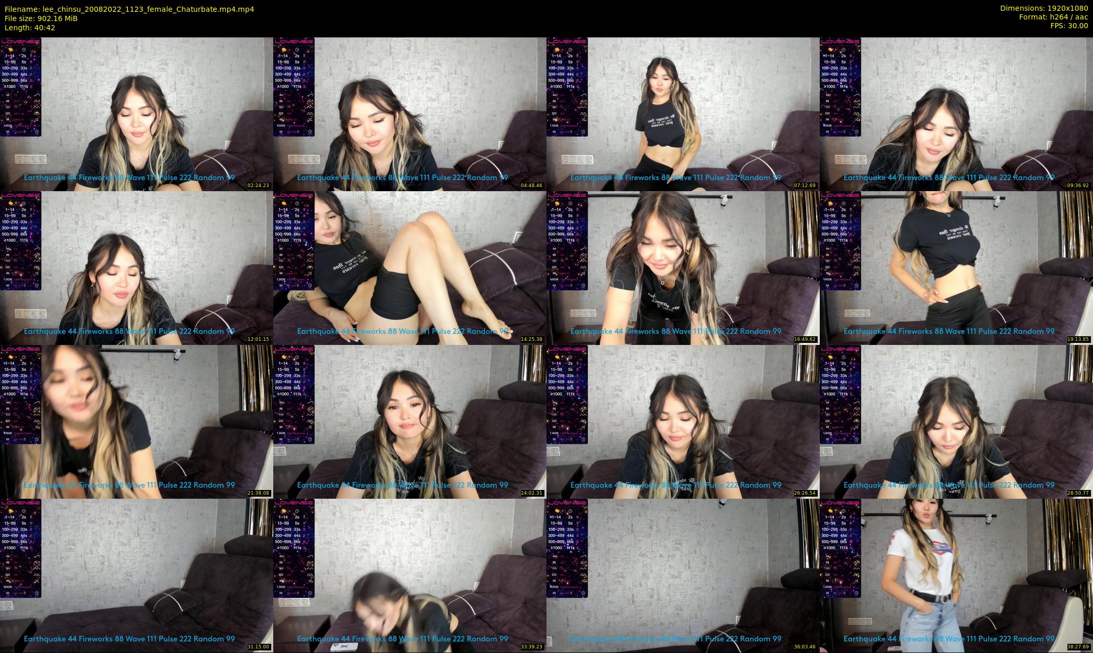 lee_chinsu — 41 minute Chaturbate female cam show recording, 1080p, Aug 20, 2022