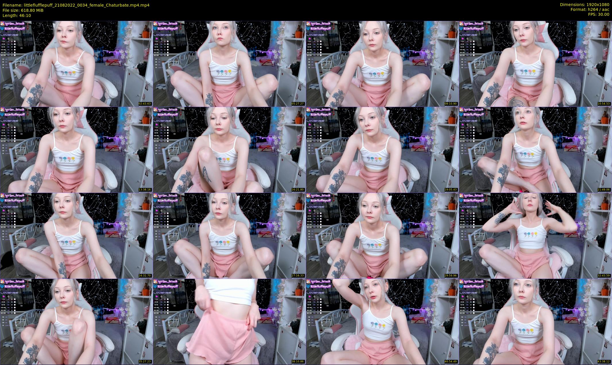 littleflufflepuff — 47 minute Chaturbate female cam show recording, 1080p, Aug 21, 2022
