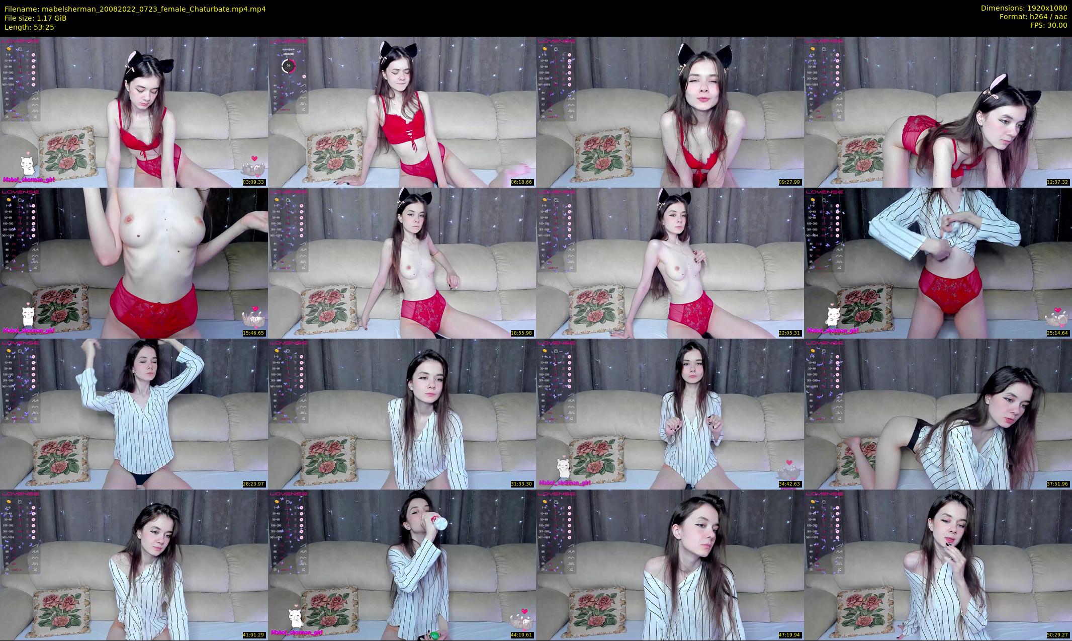 mabelsherman — 54 minute Chaturbate couple cam show recording, 1080p, Aug 20, 2022