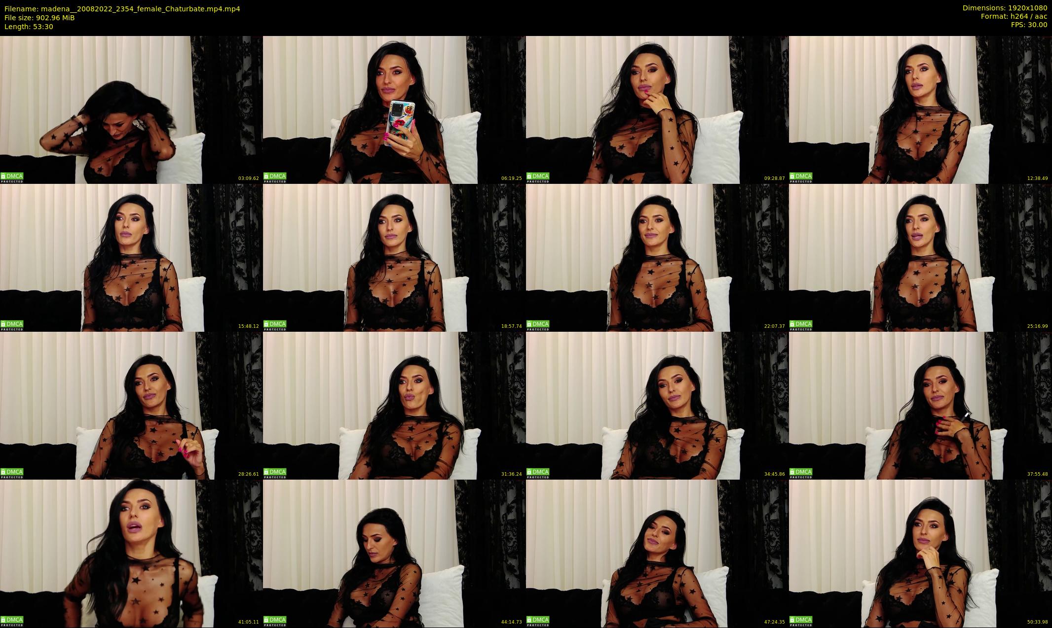 madena_ — 54 minute Chaturbate female cam show recording, 1080p, Aug 20, 2022