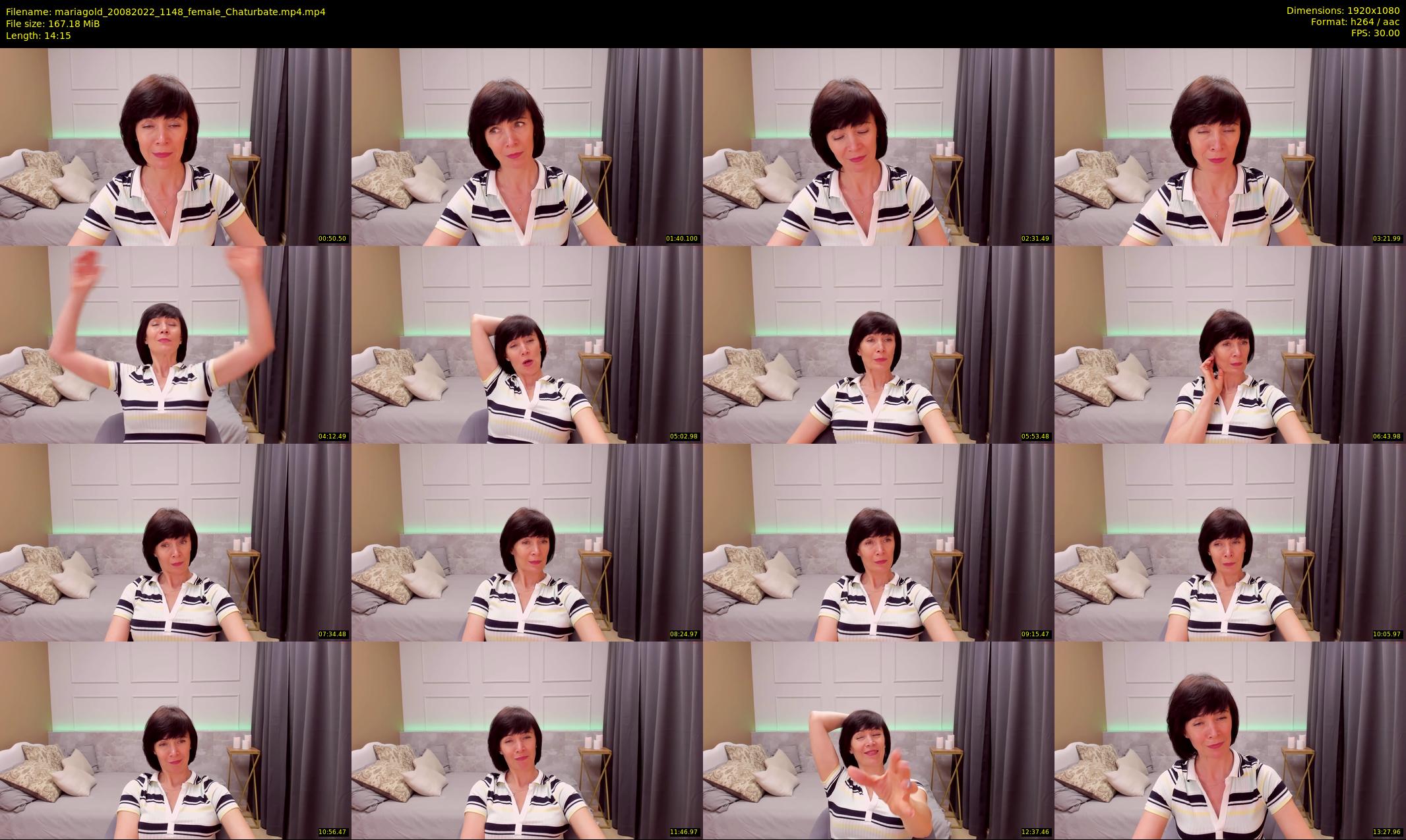 mariagold — 15 minute Chaturbate female cam show recording, 1080p, Aug 20, 2022