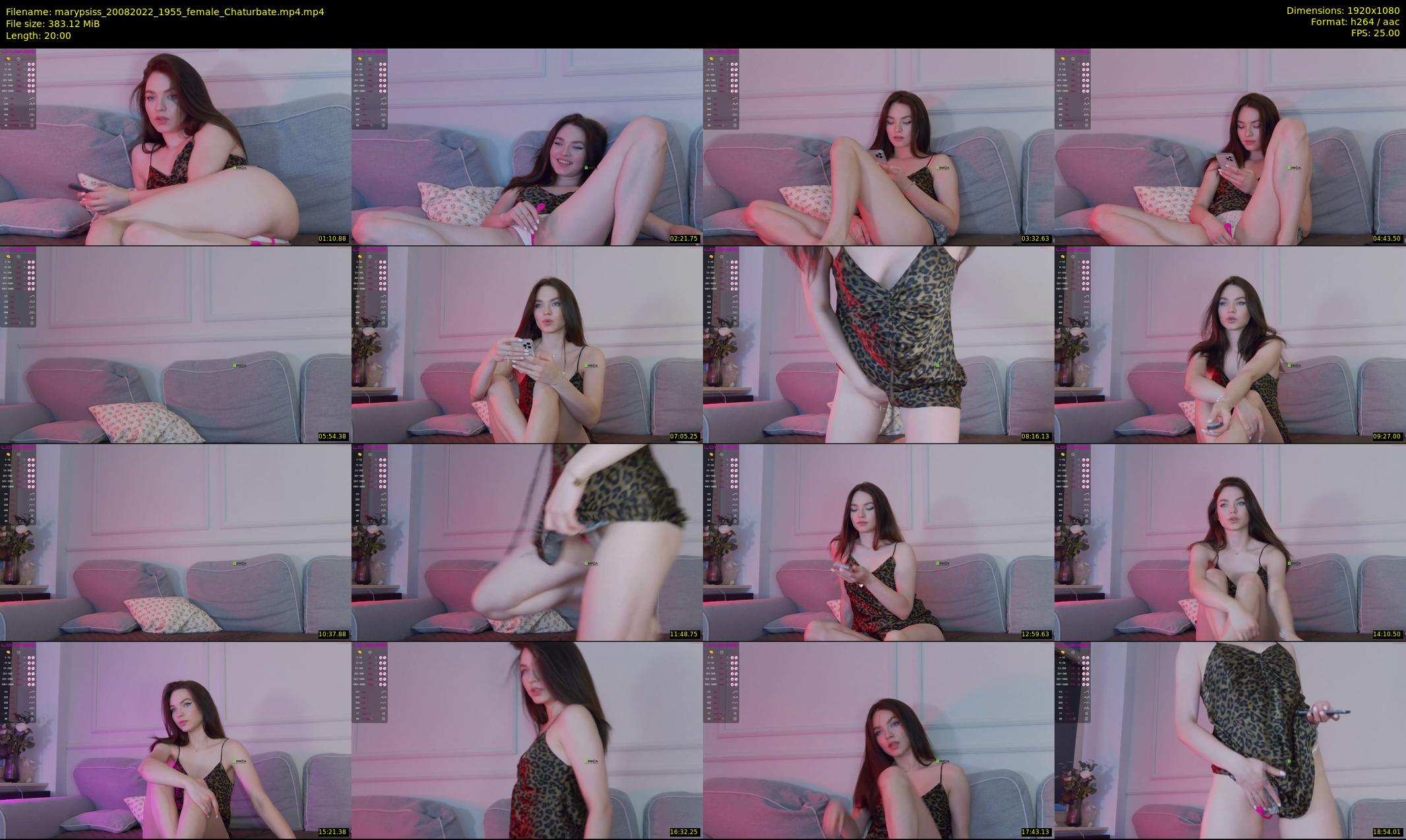 marypsiss — 20 minute Chaturbate female cam show recording, 1080p, Aug 20, 2022