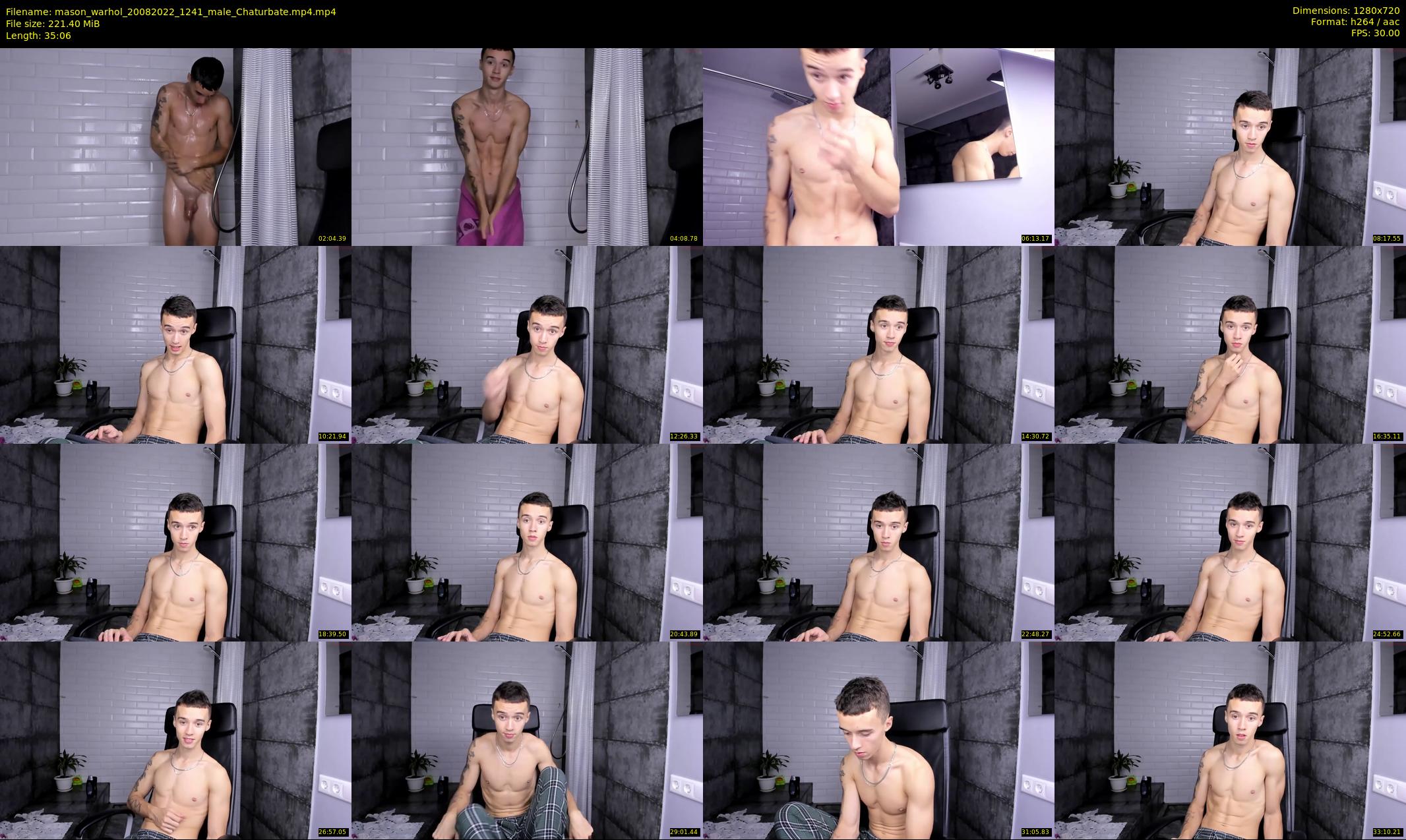 mason_warhol — 36 minute Chaturbate male cam show recording, 720p, Aug 20, 2022