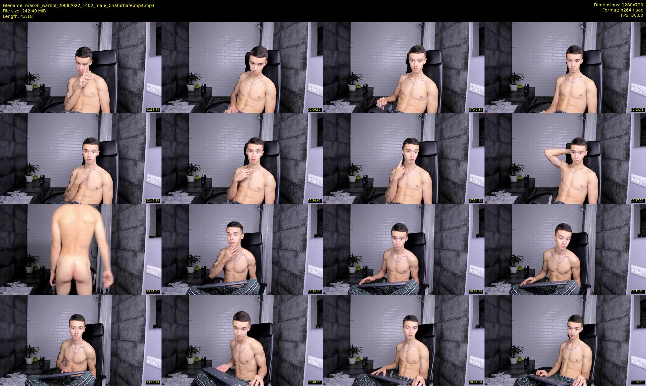 mason_warhol — 44 minute Chaturbate male cam show recording, 720p, Aug 20, 2022