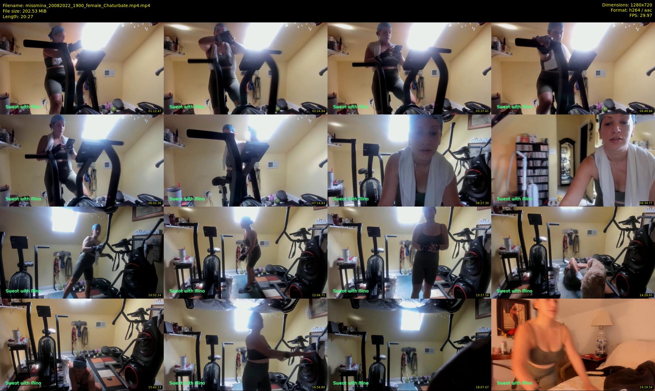 missmina — 21 minute Chaturbate female cam show recording, 720p, Aug 20, 2022