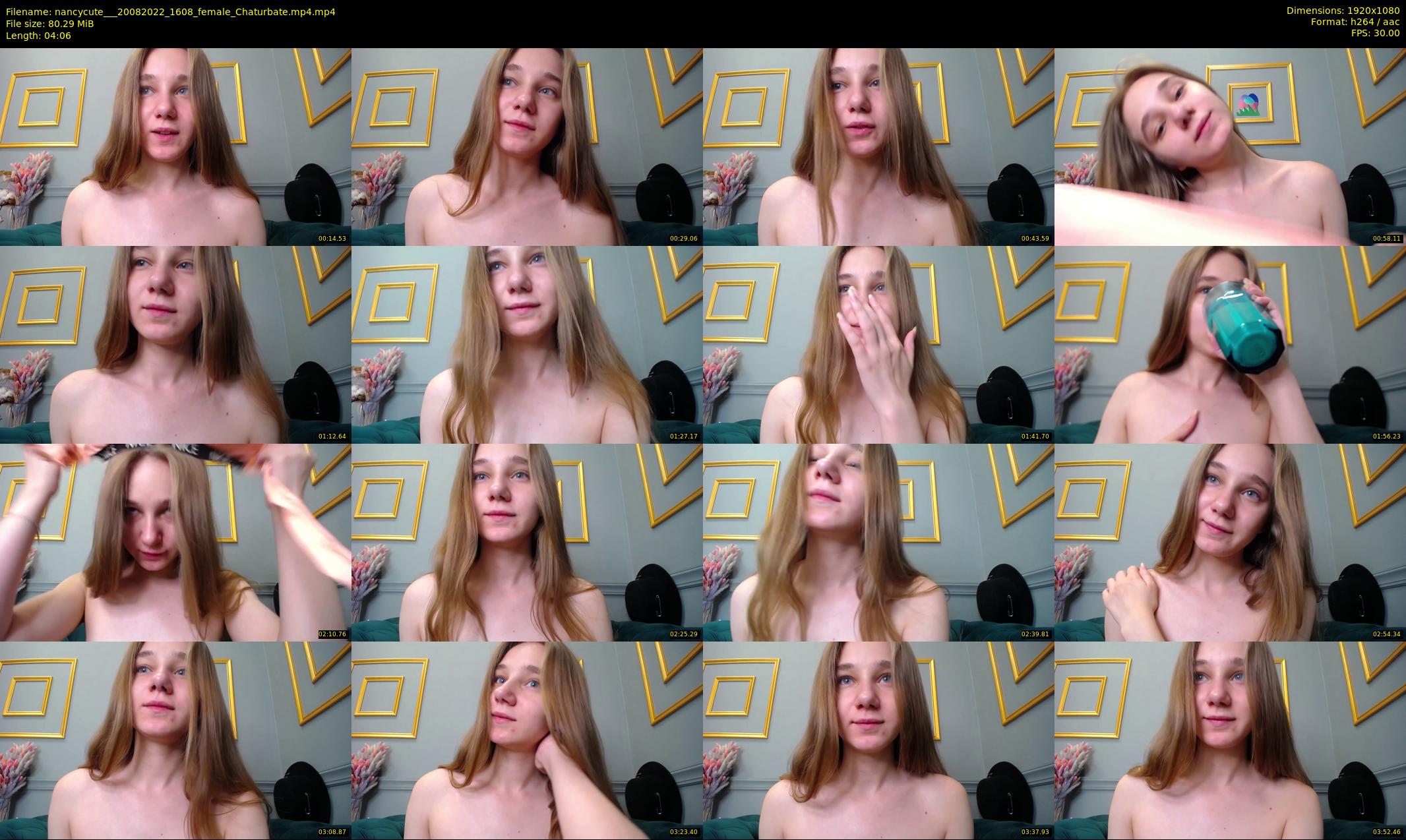 nancycute__ — 5 minute Chaturbate female cam show recording, 1080p, Aug 20, 2022