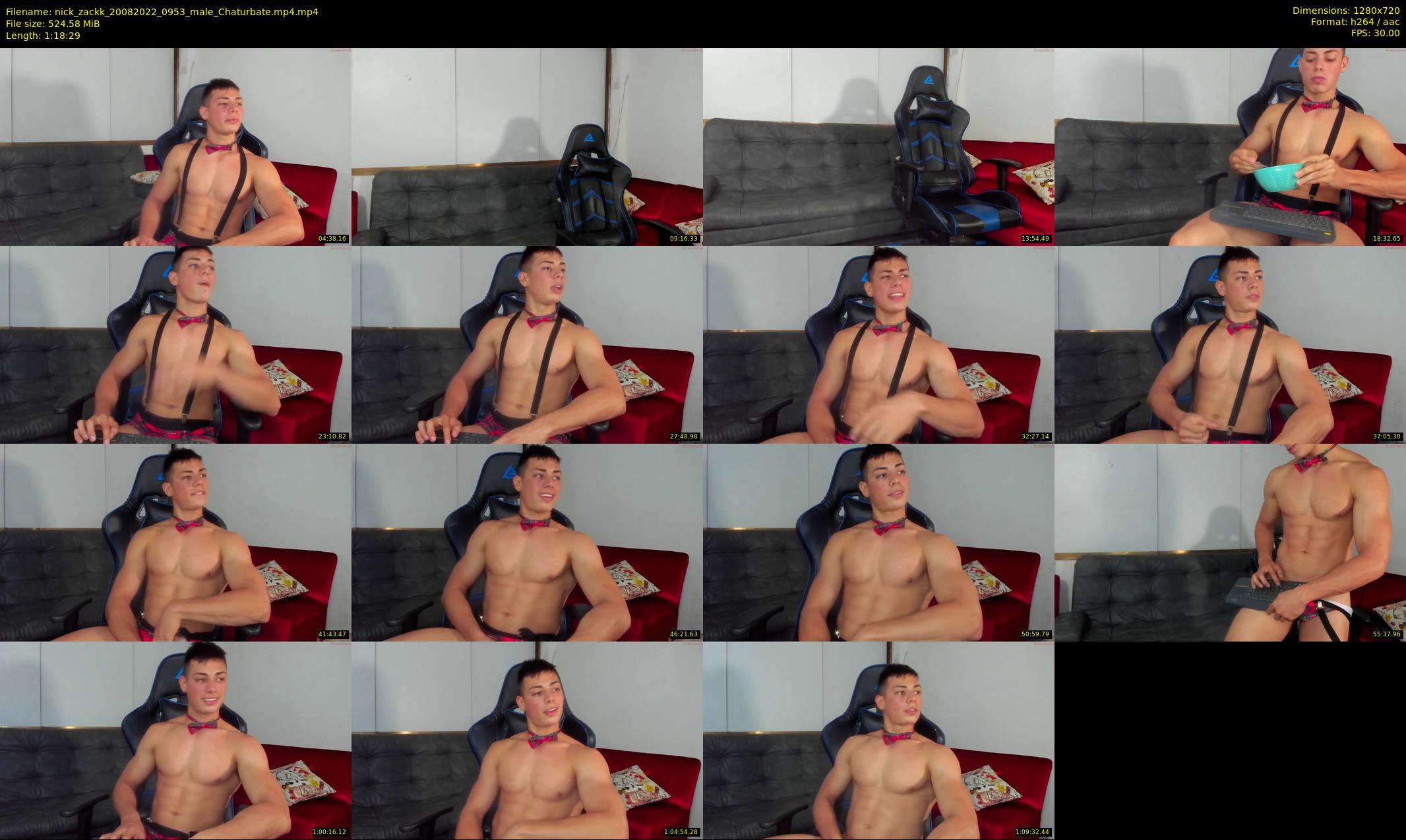 nick_zackk — 79 minute Chaturbate male cam show recording, 720p, Aug 20, 2022