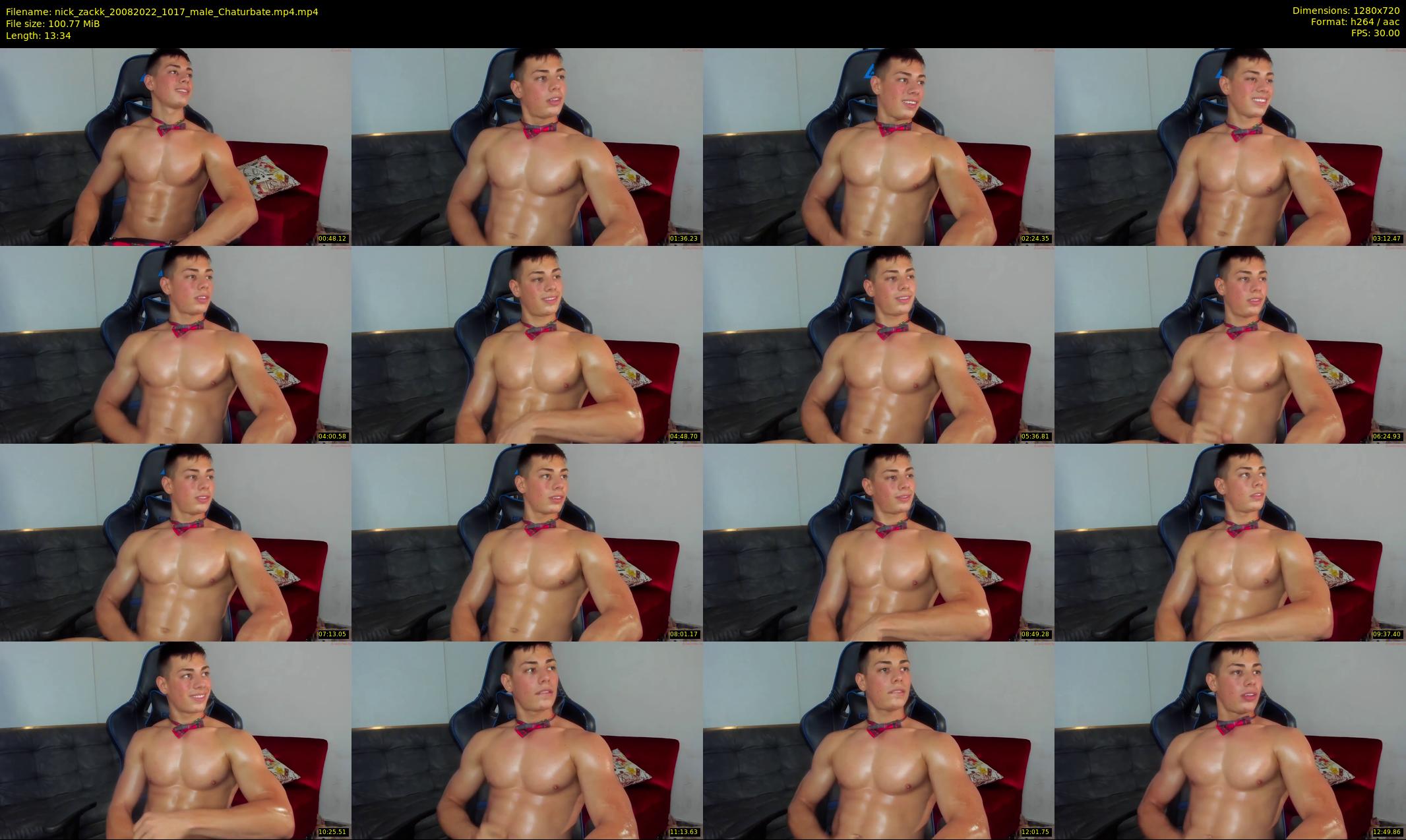nick_zackk — 14 minute Chaturbate male cam show recording, 720p, Aug 20, 2022