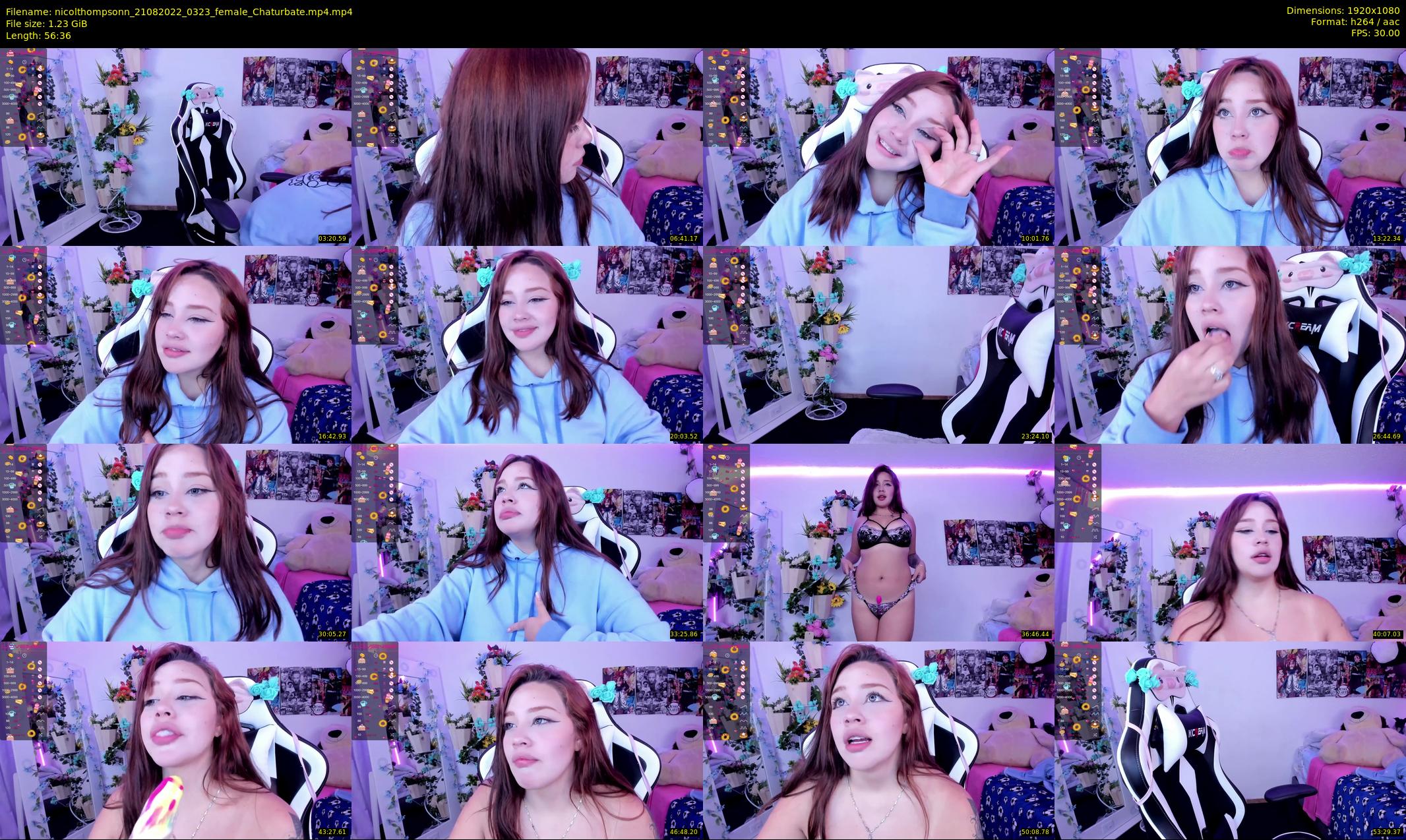 nicolthompsonn — 57 minute Chaturbate female cam show recording, 1080p, Aug 21, 2022