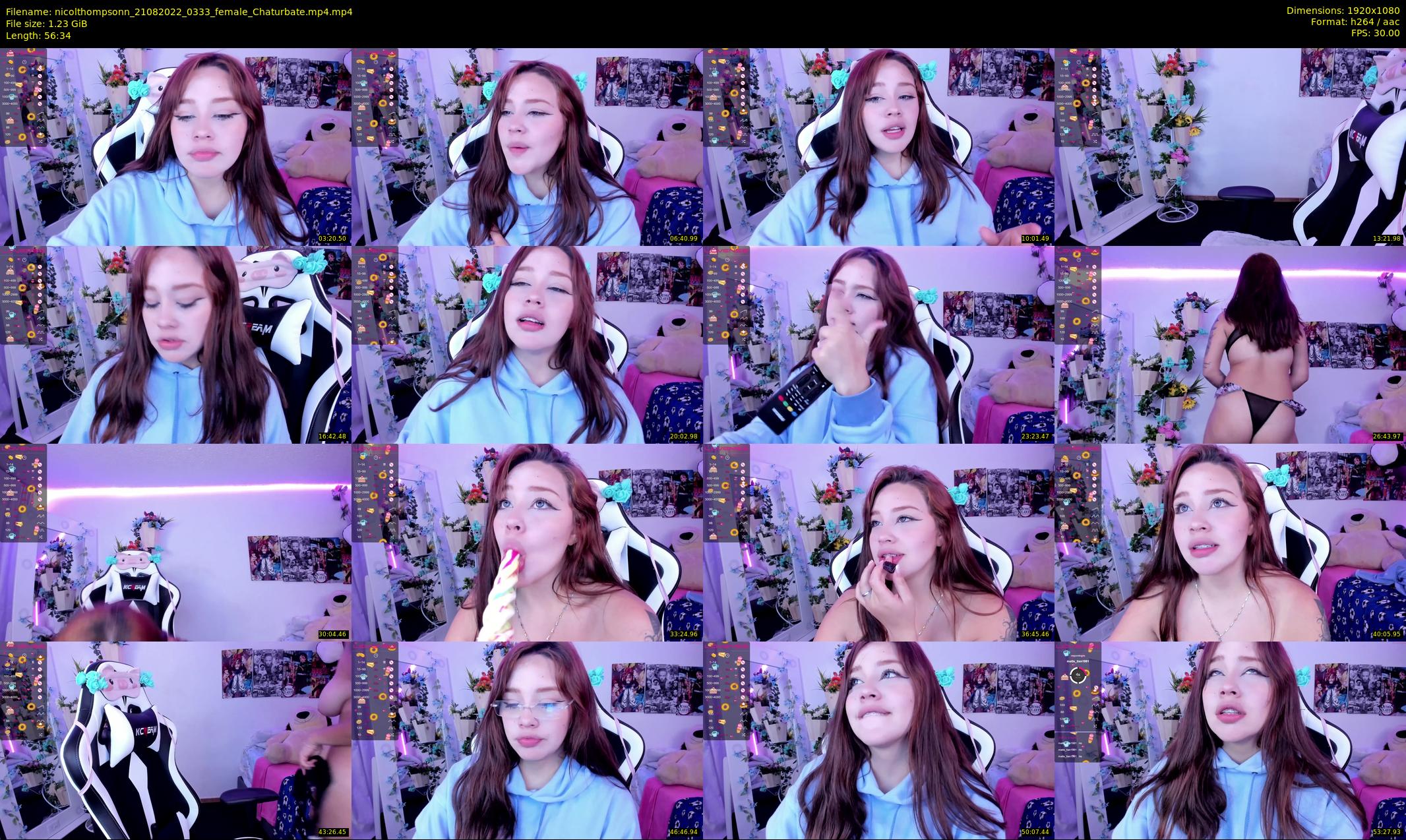 nicolthompsonn — 57 minute Chaturbate female cam show recording, 1080p, Aug 21, 2022