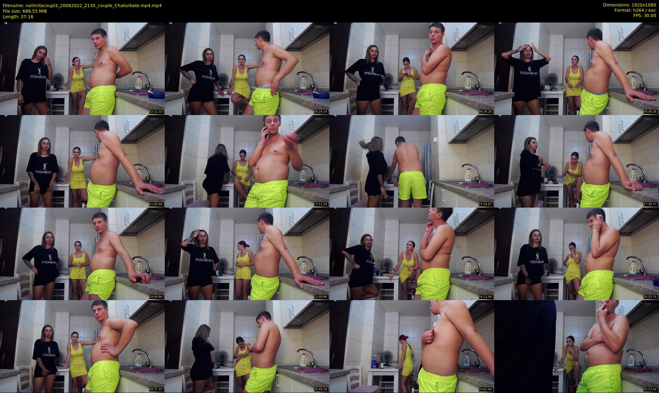 nolimitscoupl3 — 38 minute Chaturbate couple cam show recording, 1080p, Aug 20, 2022