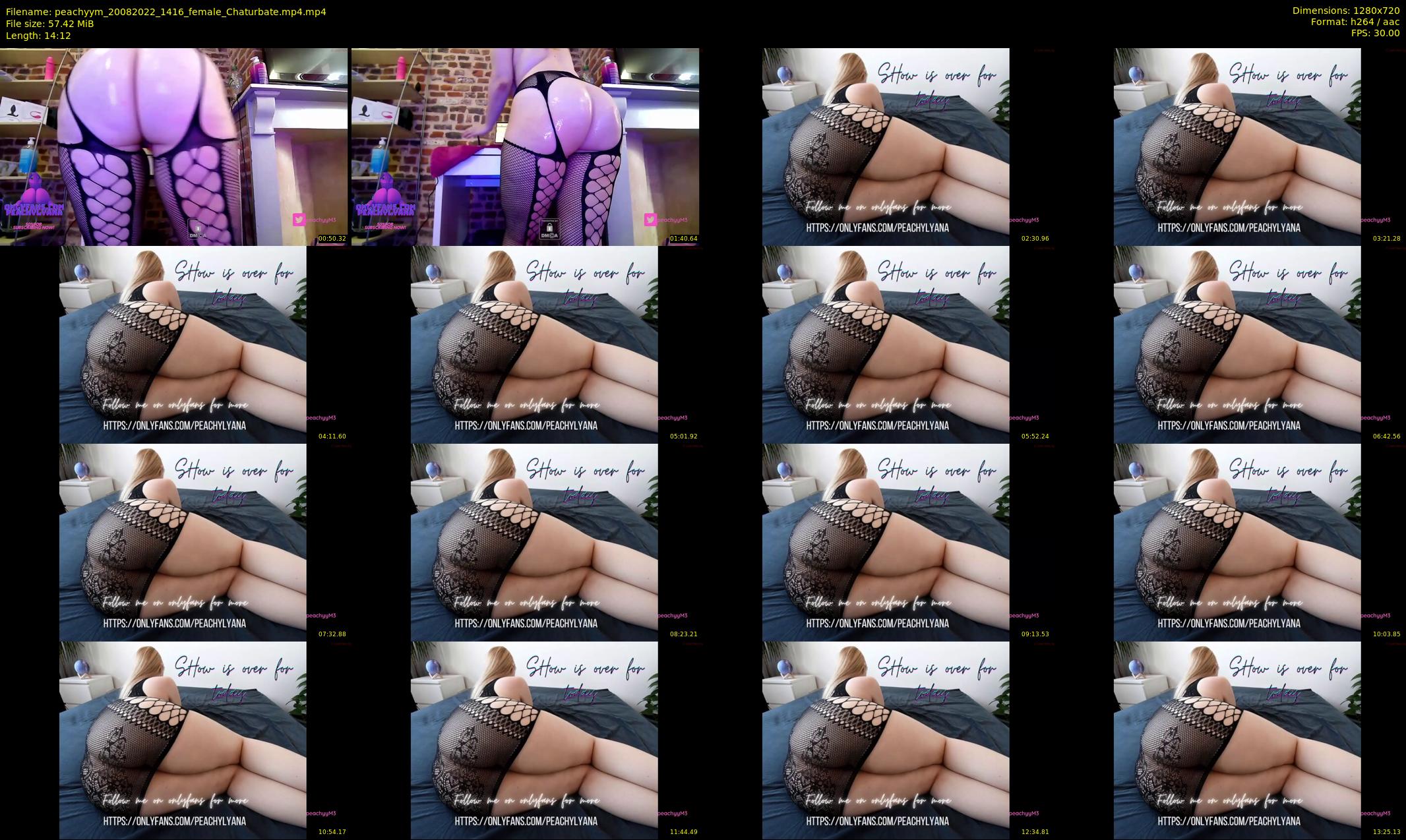 peachyym — 15 minute Chaturbate female cam show recording, 720p, Aug 20, 2022