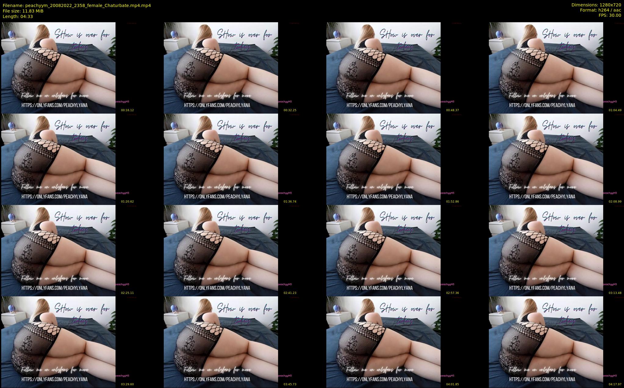 peachyym — 5 minute Chaturbate female cam show recording, 720p, Aug 20, 2022
