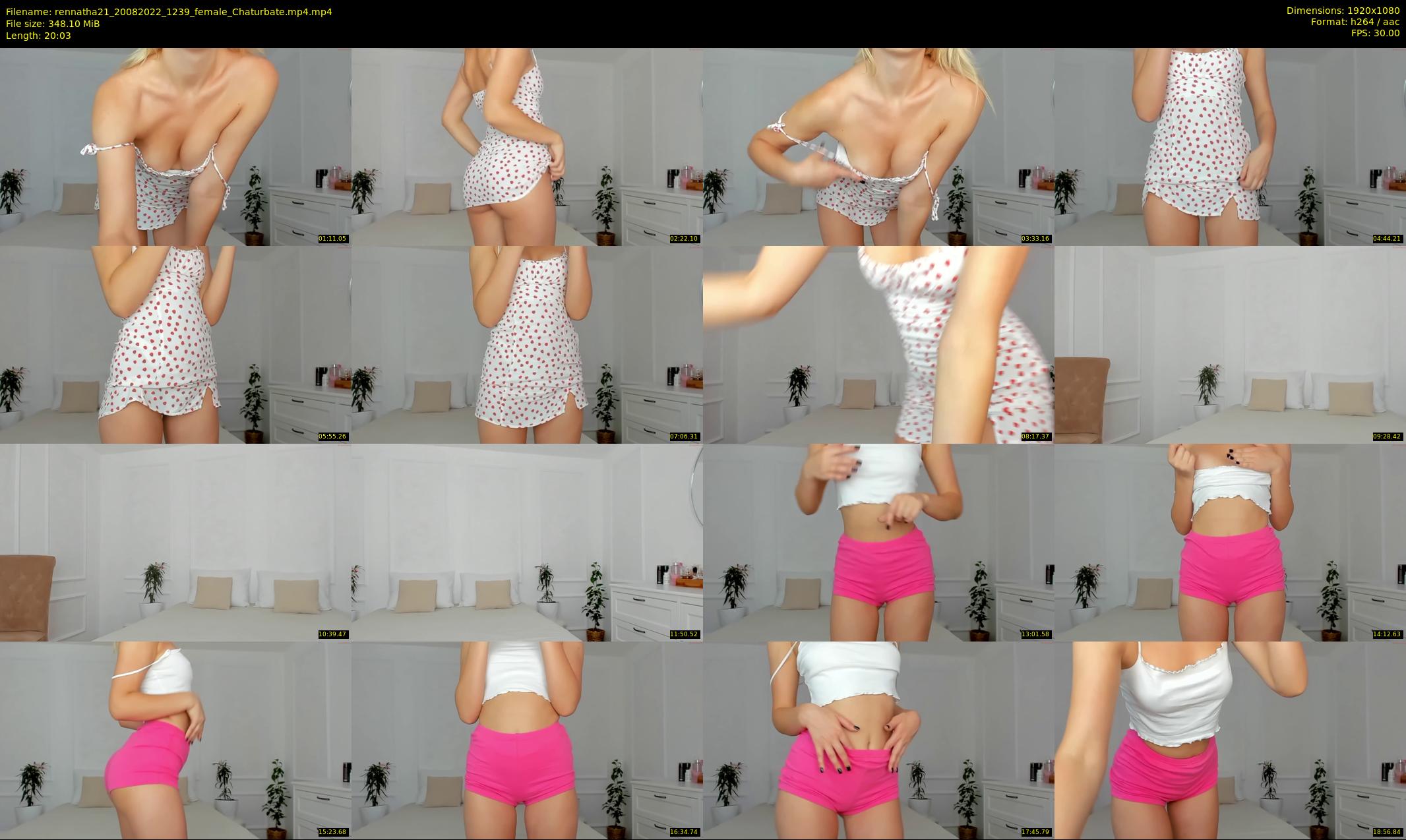 rennatha21 — 21 minute Chaturbate female cam show recording, 1080p, Aug 20, 2022