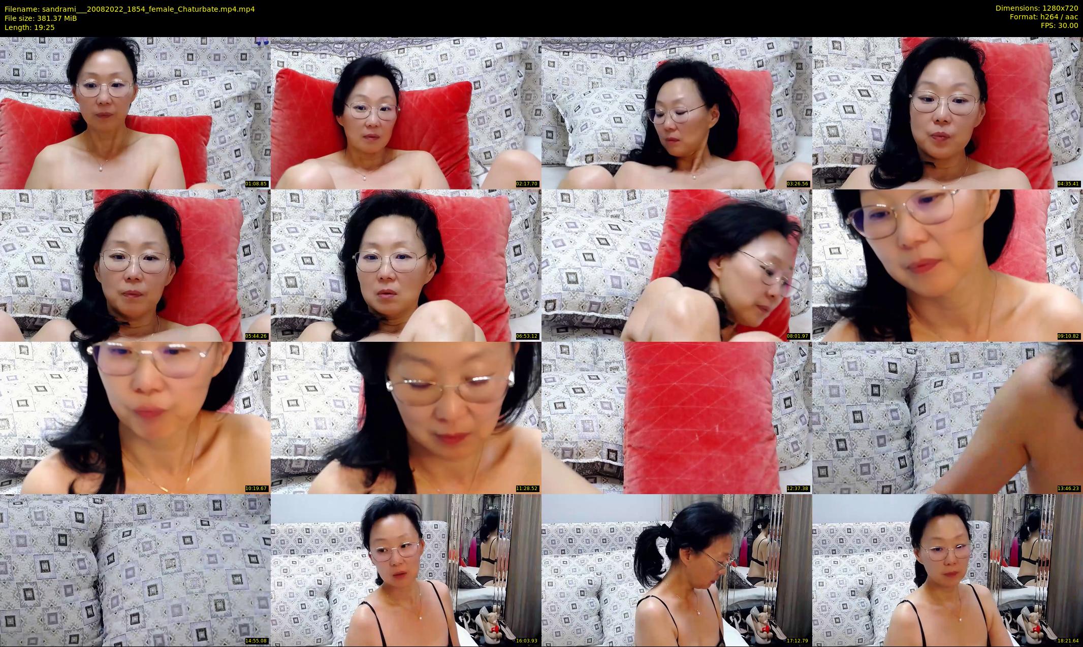 sandrami__ — 20 minute Chaturbate female cam show recording, 720p, Aug 20, 2022
