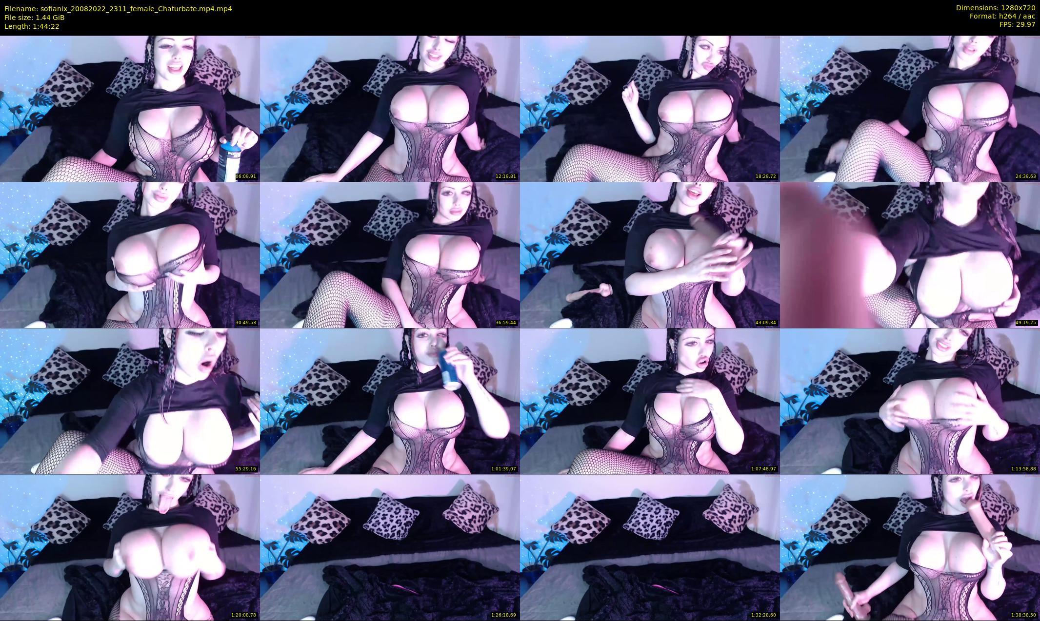sofianix — 105 minute Chaturbate female cam show recording, 720p, Aug 20, 2022