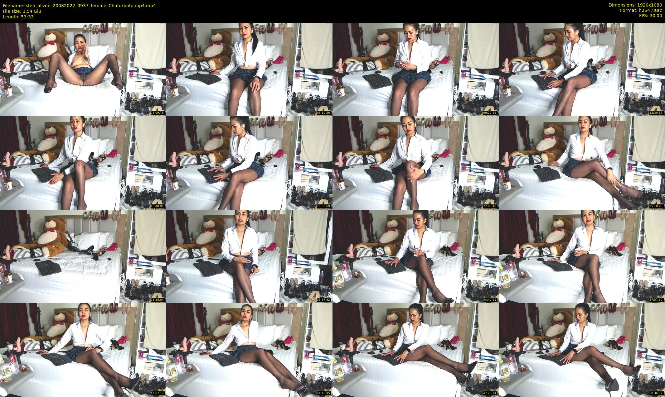 stefi_alizon — 54 minute Chaturbate female cam show recording, 1080p, Aug 20, 2022