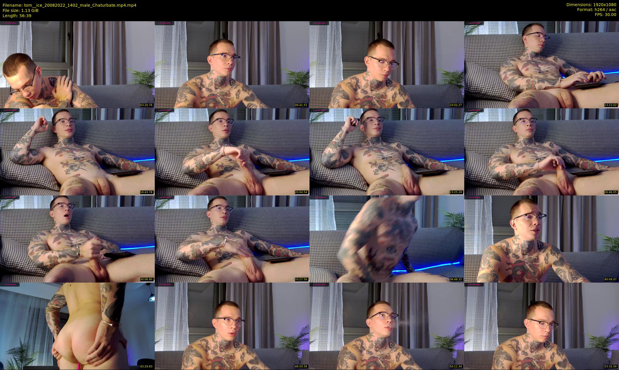 tom__ice — 57 minute Chaturbate male cam show recording, 1080p, Aug 20, 2022