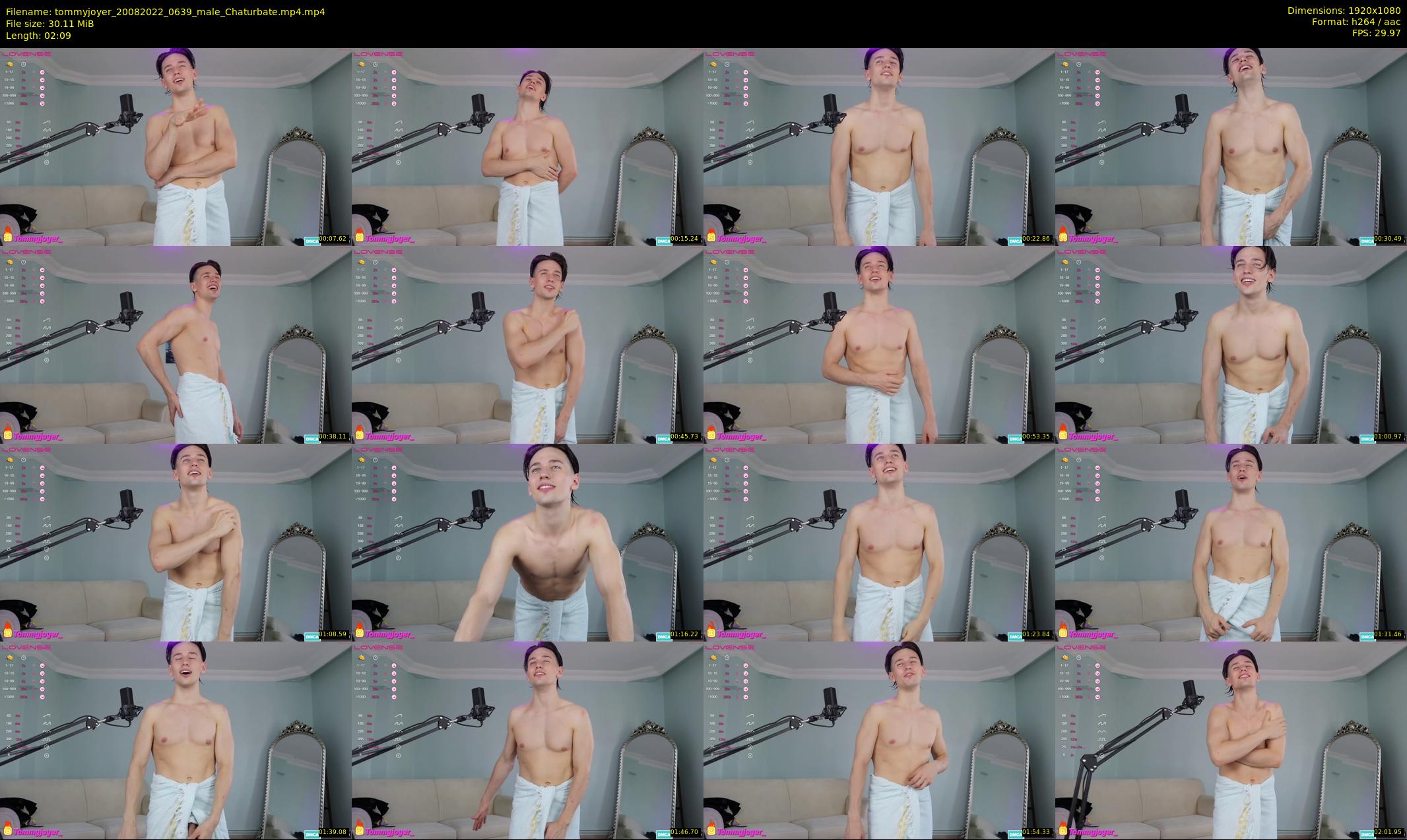 tommyjoyer — 3 minute Chaturbate male cam show recording, 1080p, Aug 20, 2022