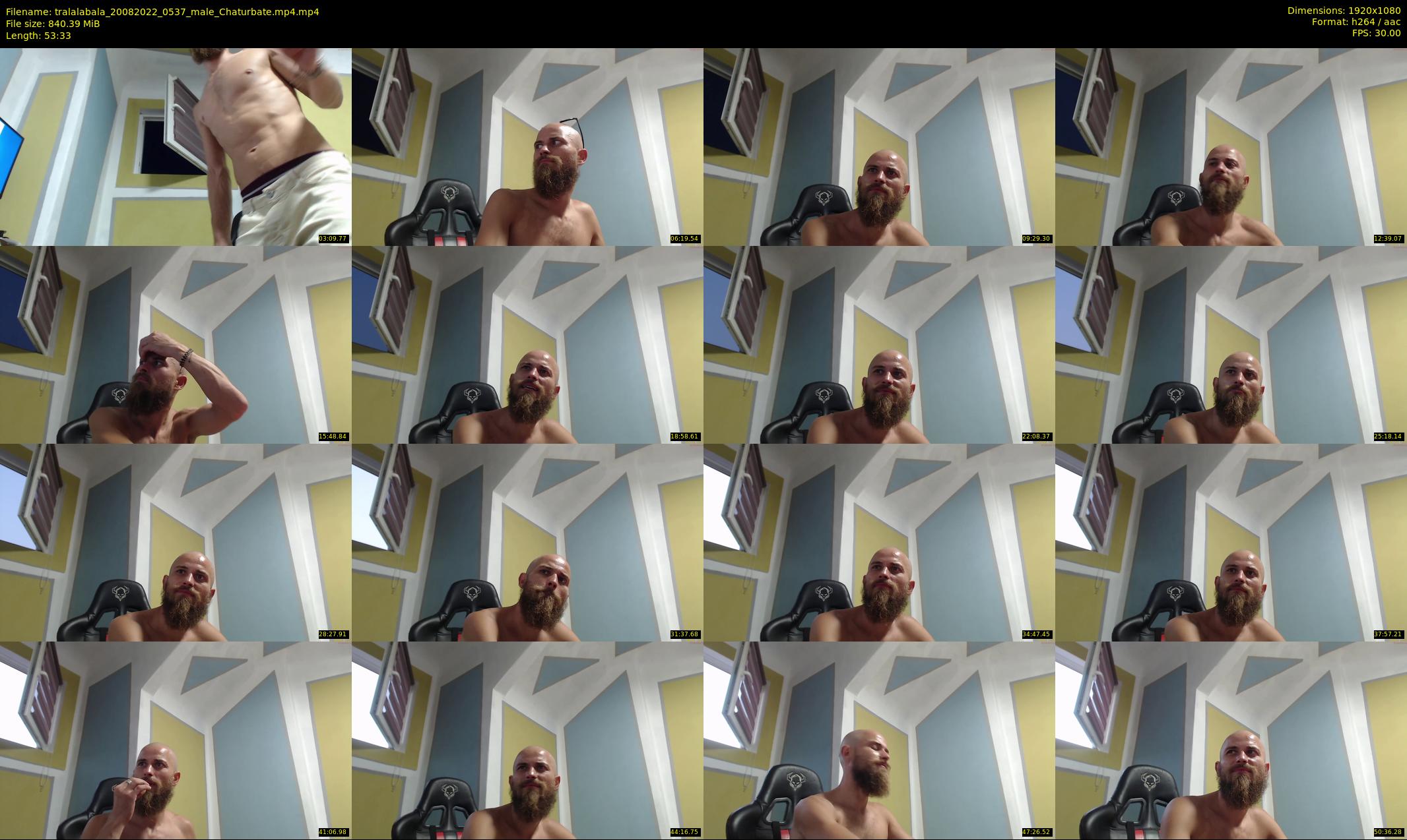 tralalabala — 54 minute Chaturbate male cam show recording, 1080p, Aug 20, 2022