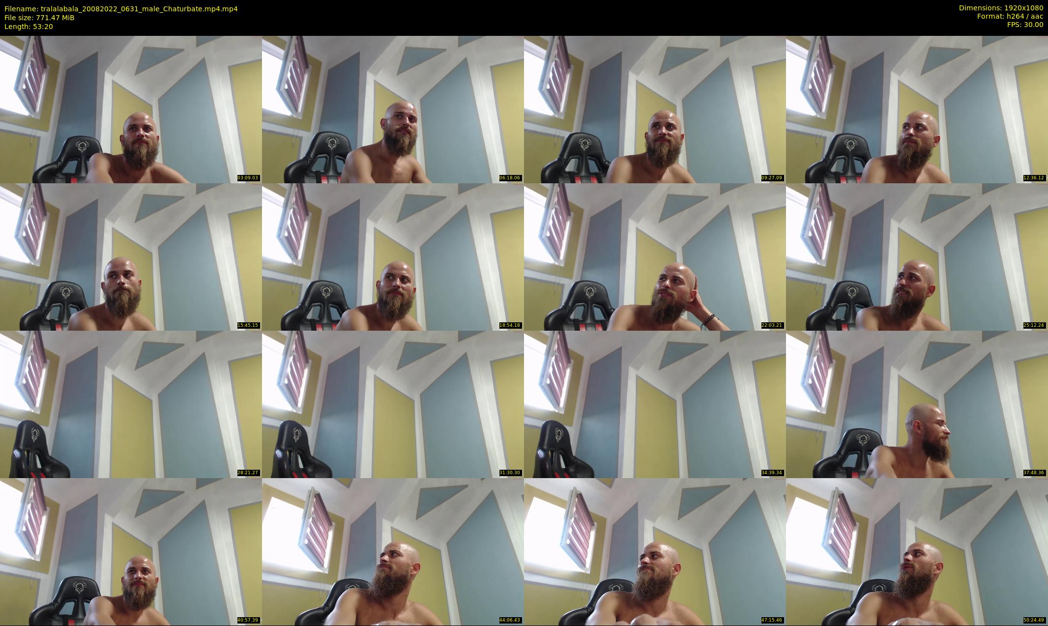 tralalabala — 54 minute Chaturbate male cam show recording, 1080p, Aug 20, 2022