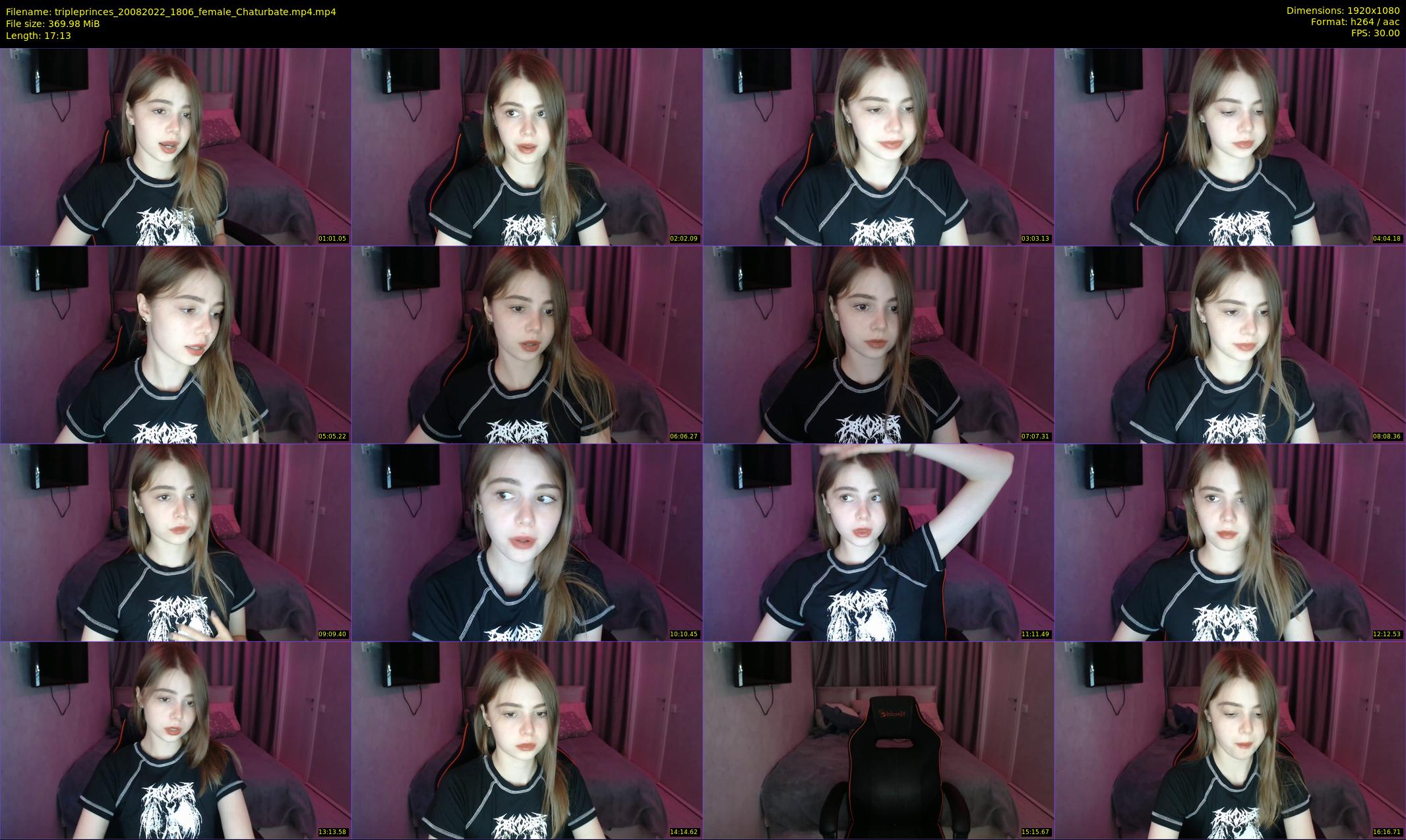tripleprinces — 18 minute Chaturbate female cam show recording, 1080p, Aug 20, 2022