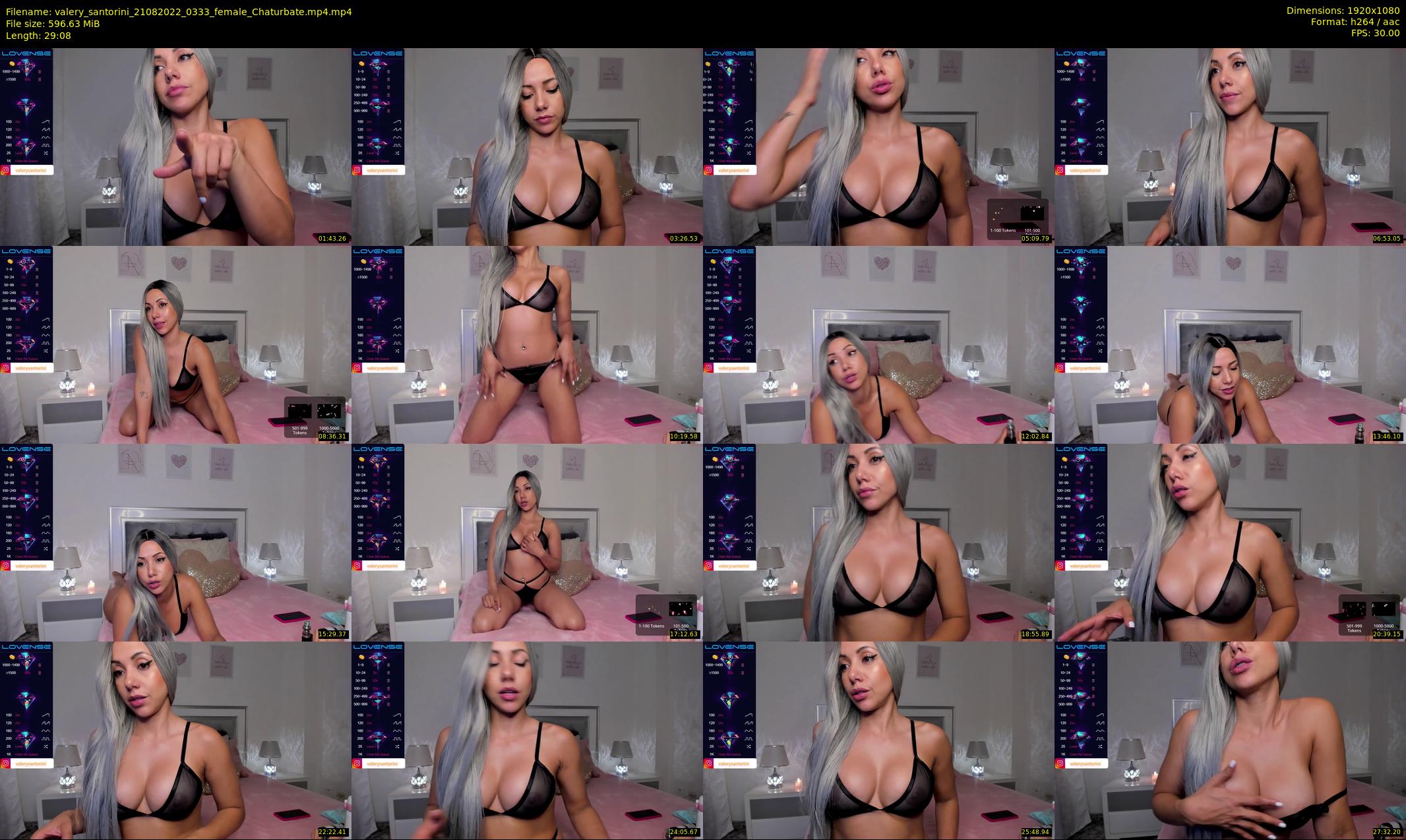 valery_santorini — 30 minute Chaturbate female cam show recording, 1080p, Aug 21, 2022