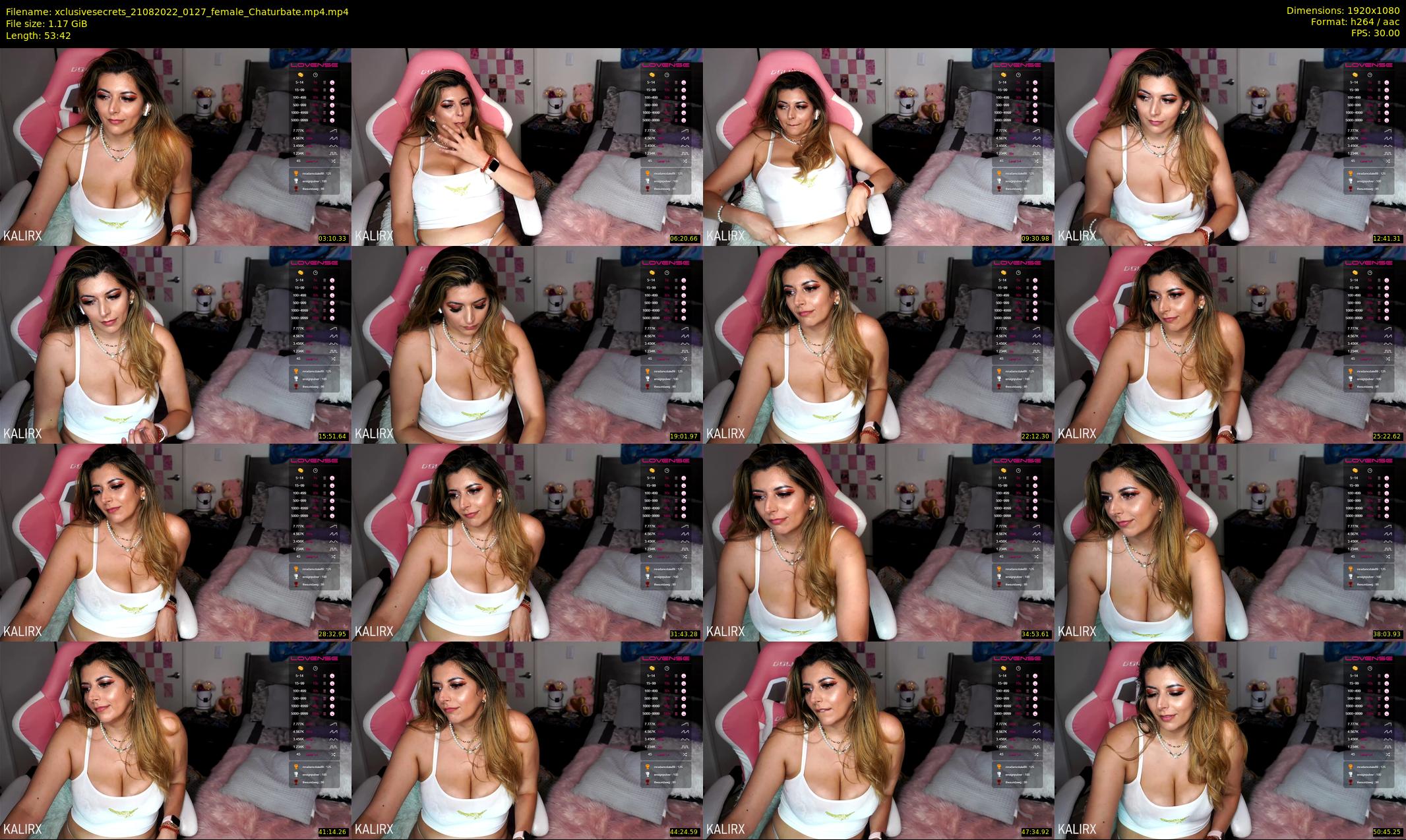 xclusivesecrets — 54 minute Chaturbate female cam show recording, 1080p, Aug 21, 2022