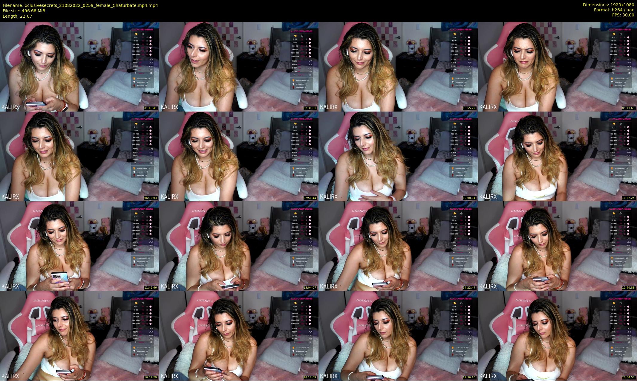 xclusivesecrets — 23 minute Chaturbate female cam show recording, 1080p, Aug 21, 2022