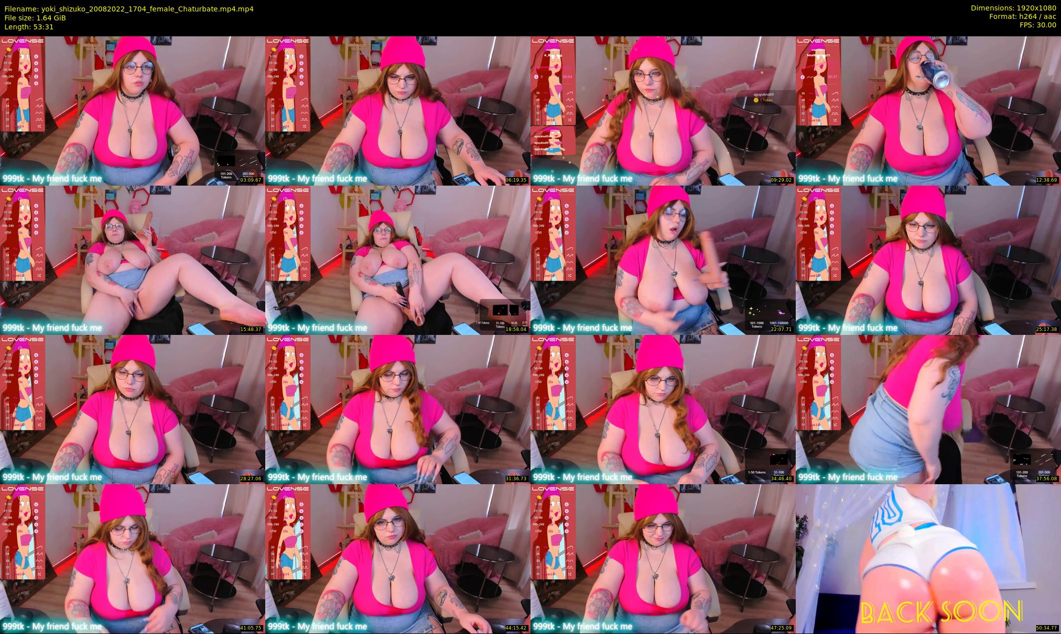 yoki_shizuko — 54 minute Chaturbate female cam show recording, 1080p, Aug 20, 2022