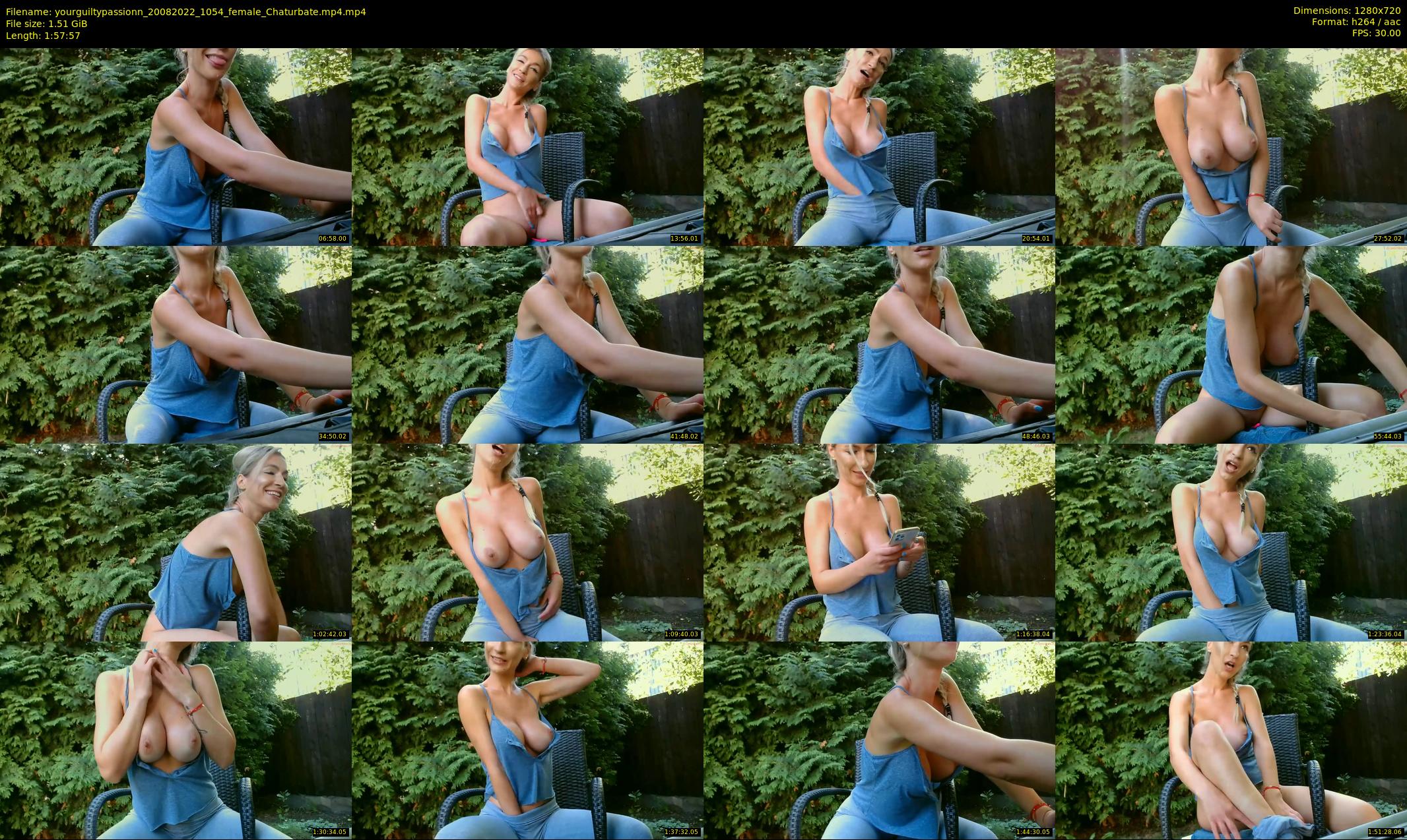 yourguiltypassionn — 118 minute Chaturbate female cam show recording, 720p, Aug 20, 2022