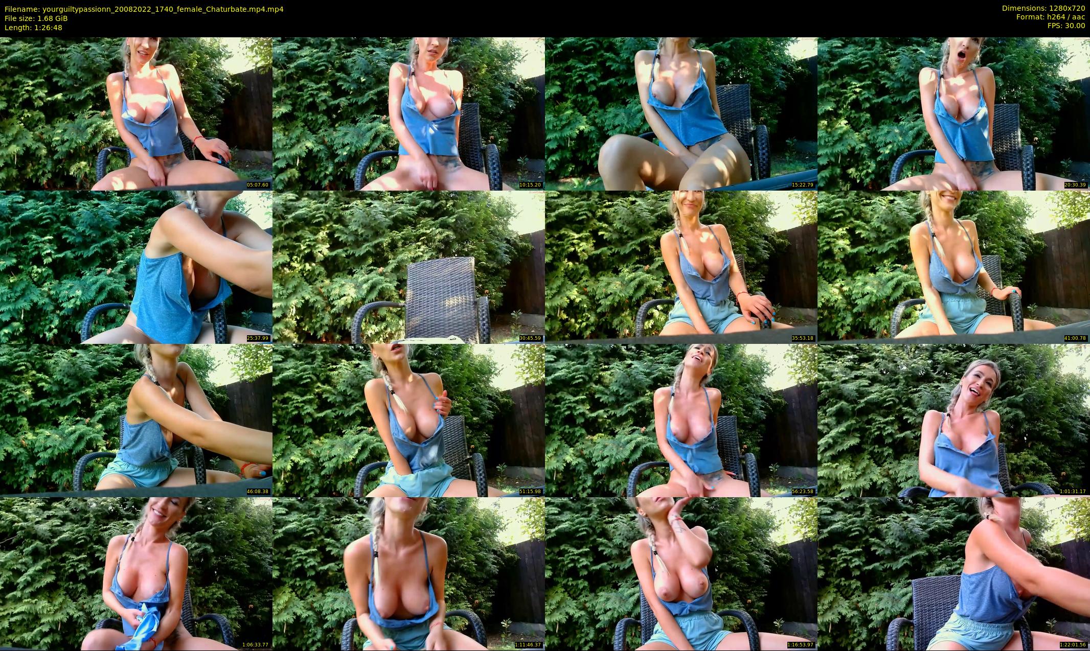 yourguiltypassionn — 87 minute Chaturbate female cam show recording, 720p, Aug 20, 2022