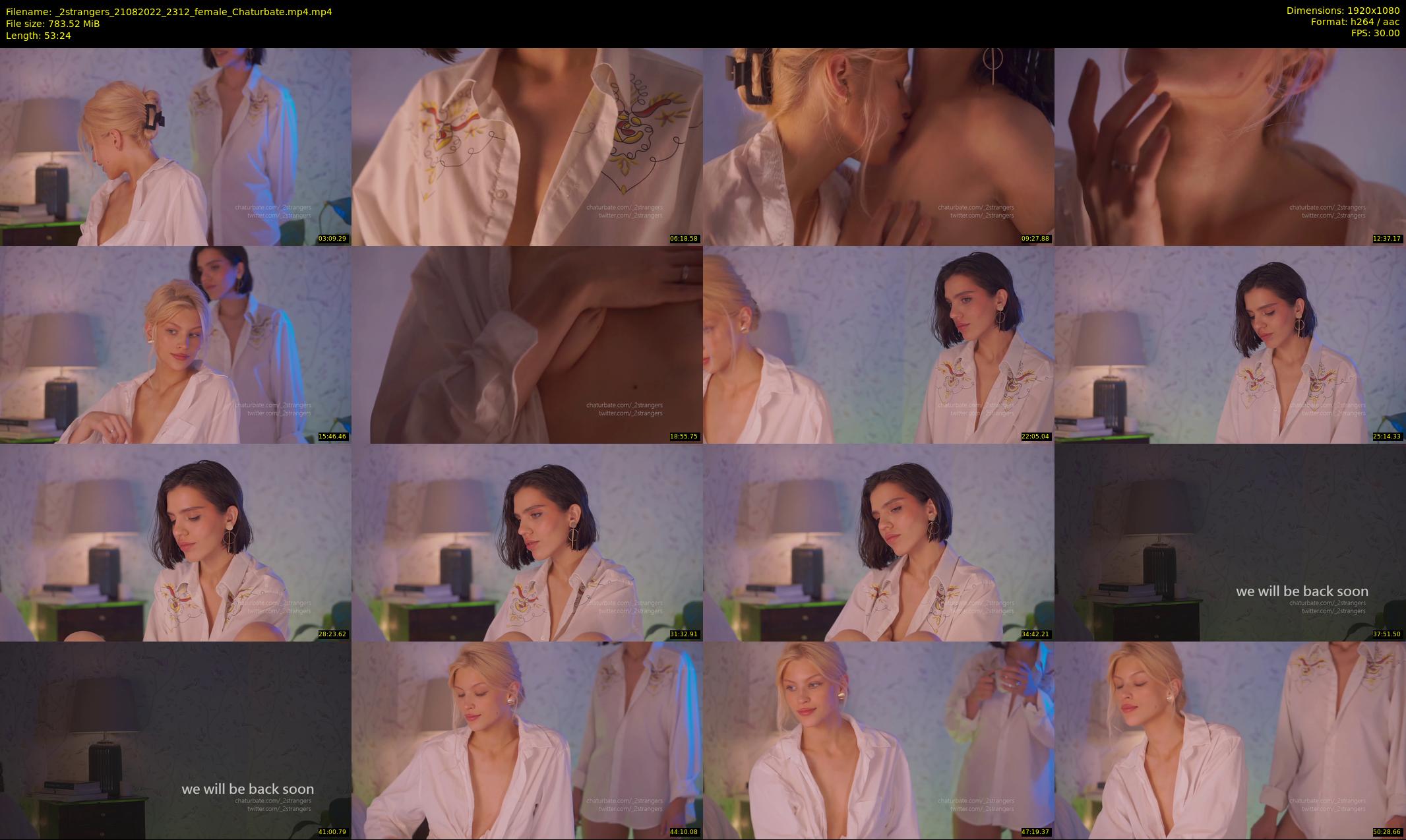 _2strangers — 54 minute Chaturbate couple cam show recording, 1080p, Aug 21, 2022