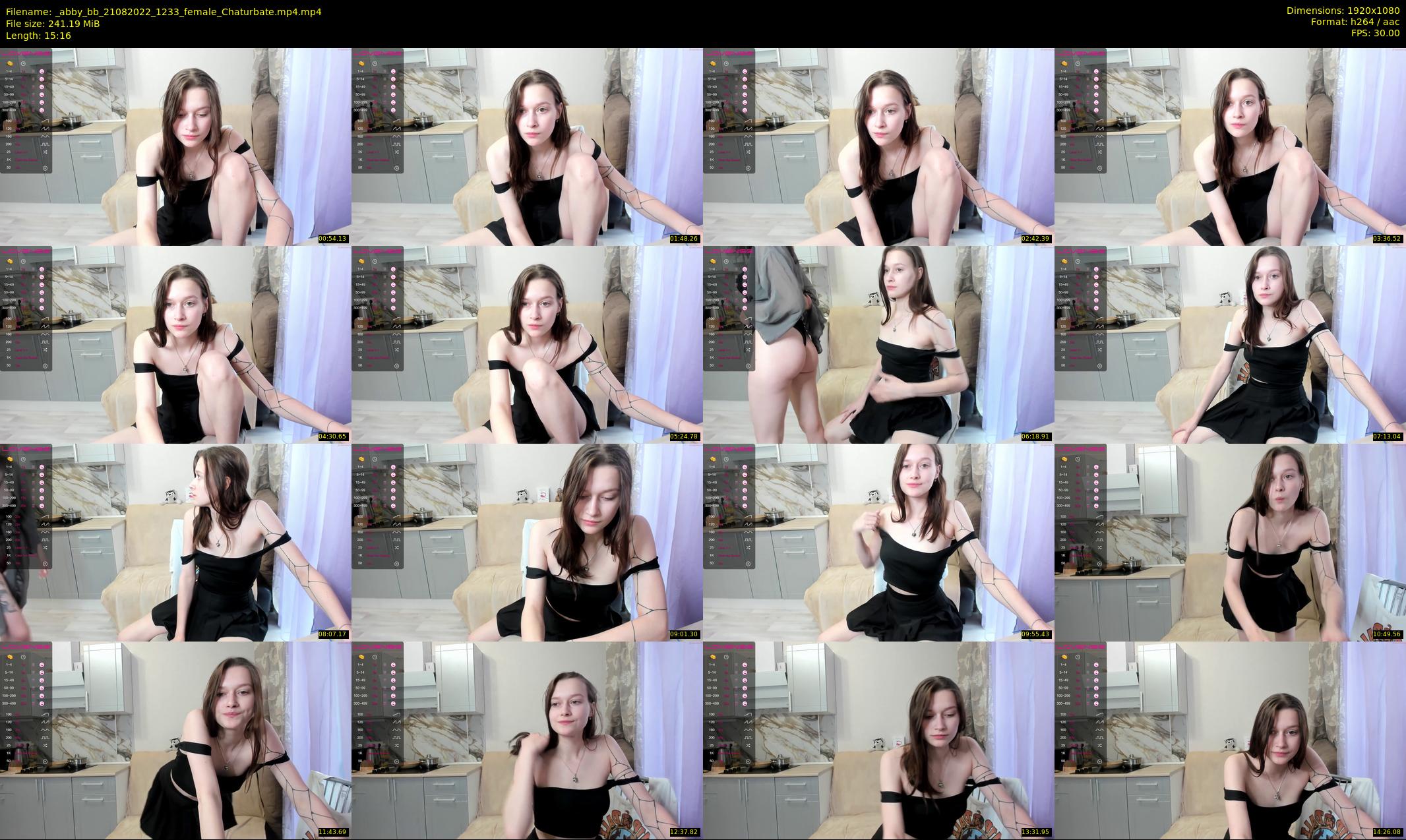 _abby_bb — 16 minute Chaturbate female cam show recording, 1080p, Aug 21, 2022