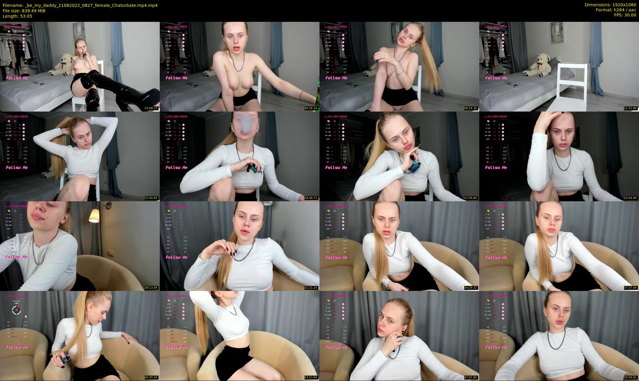 _be_my_daddy — 54 minute Chaturbate female cam show recording, 1080p, Aug 21, 2022