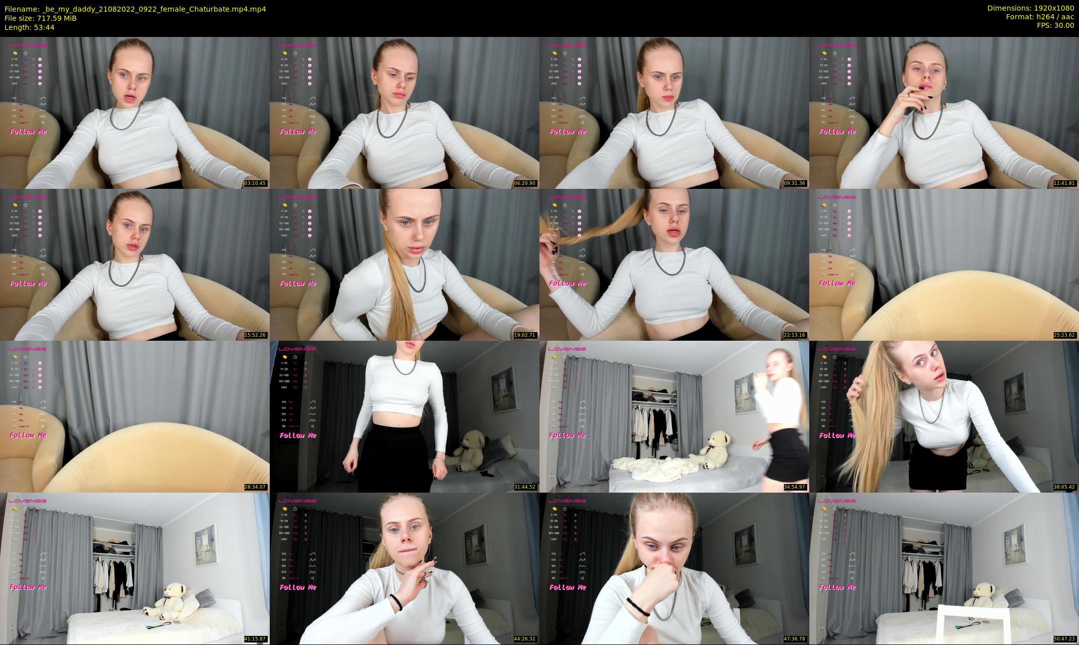 _be_my_daddy — 54 minute Chaturbate female cam show recording, 1080p, Aug 21, 2022