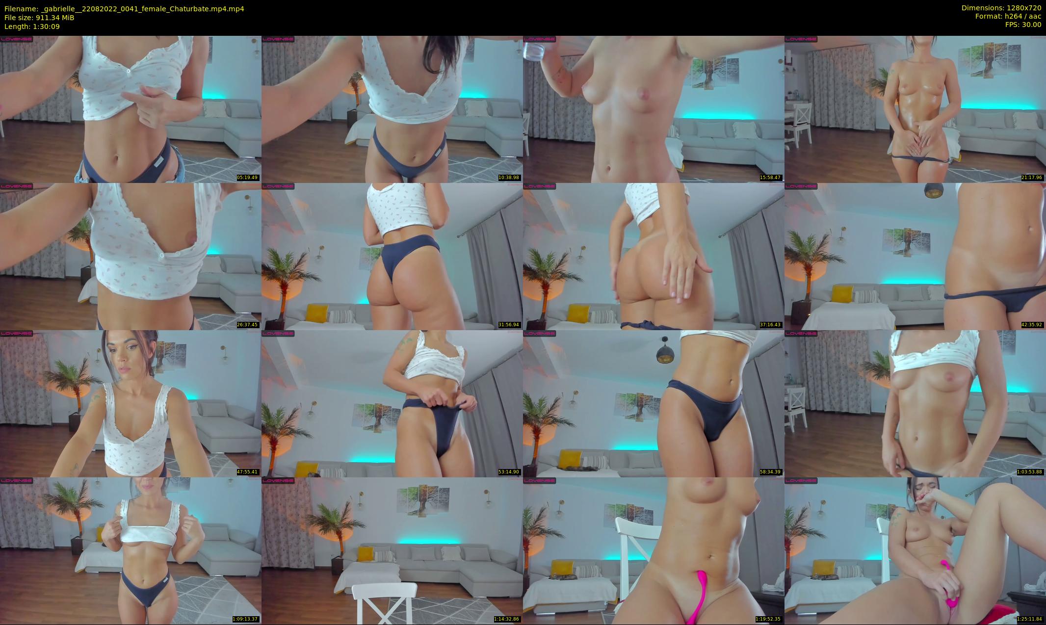 _gabrielle_ — 91 minute Chaturbate female cam show recording, 720p, Aug 22, 2022