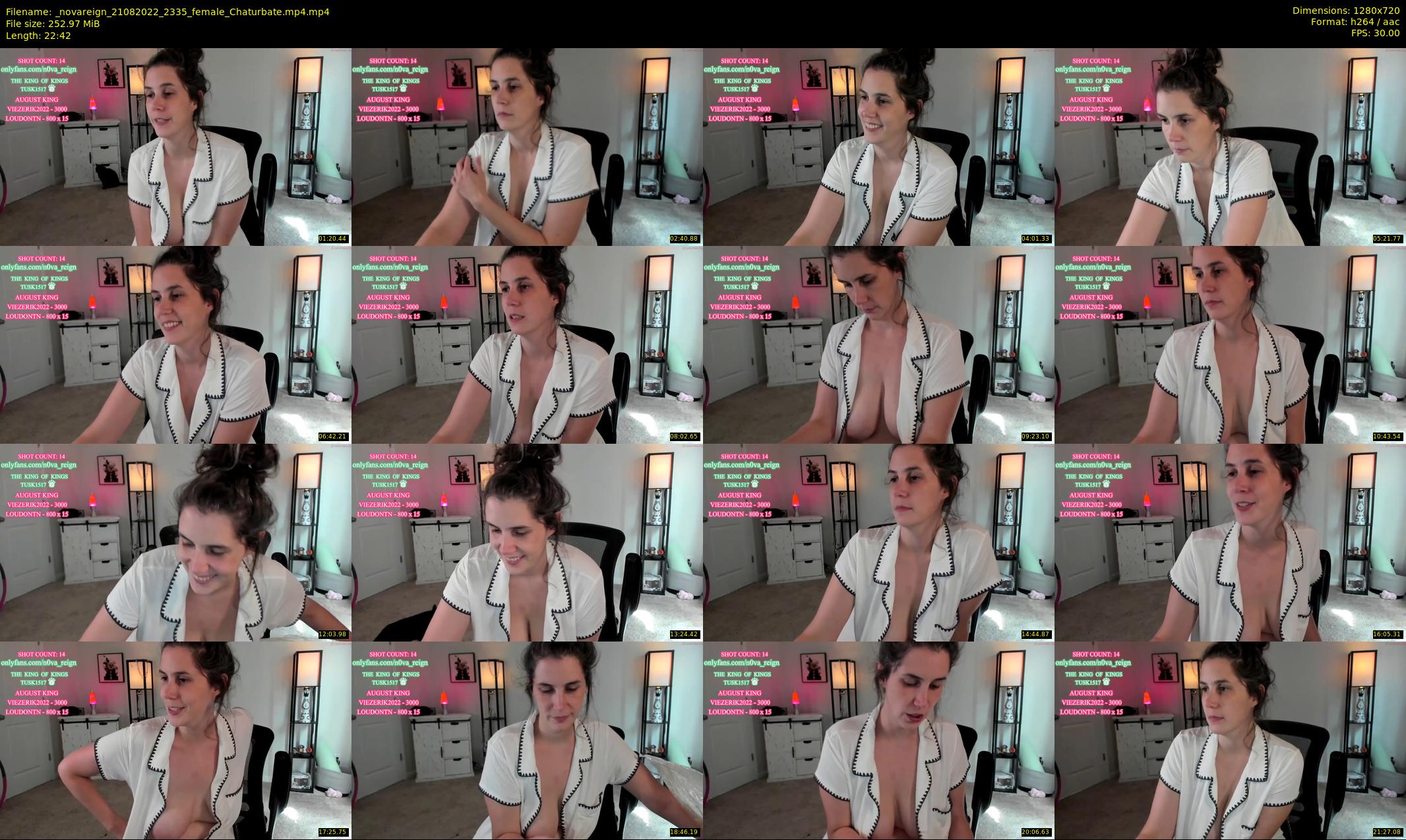 _novareign — 23 minute Chaturbate female cam show recording, 720p, Aug 21, 2022
