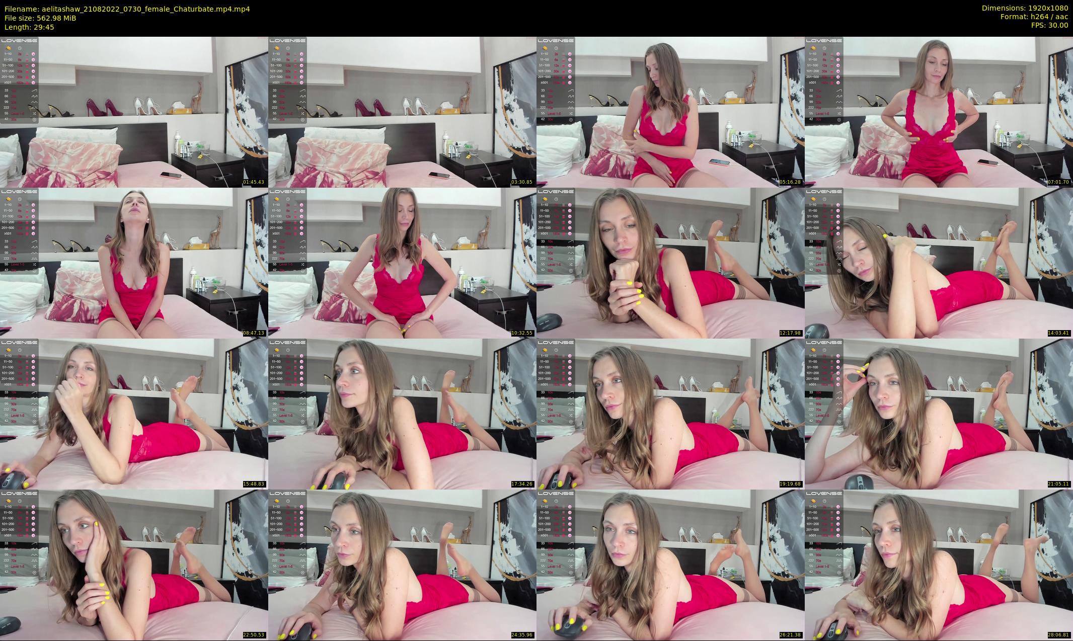 aelitashaw — 30 minute Chaturbate female cam show recording, 1080p, Aug 21, 2022
