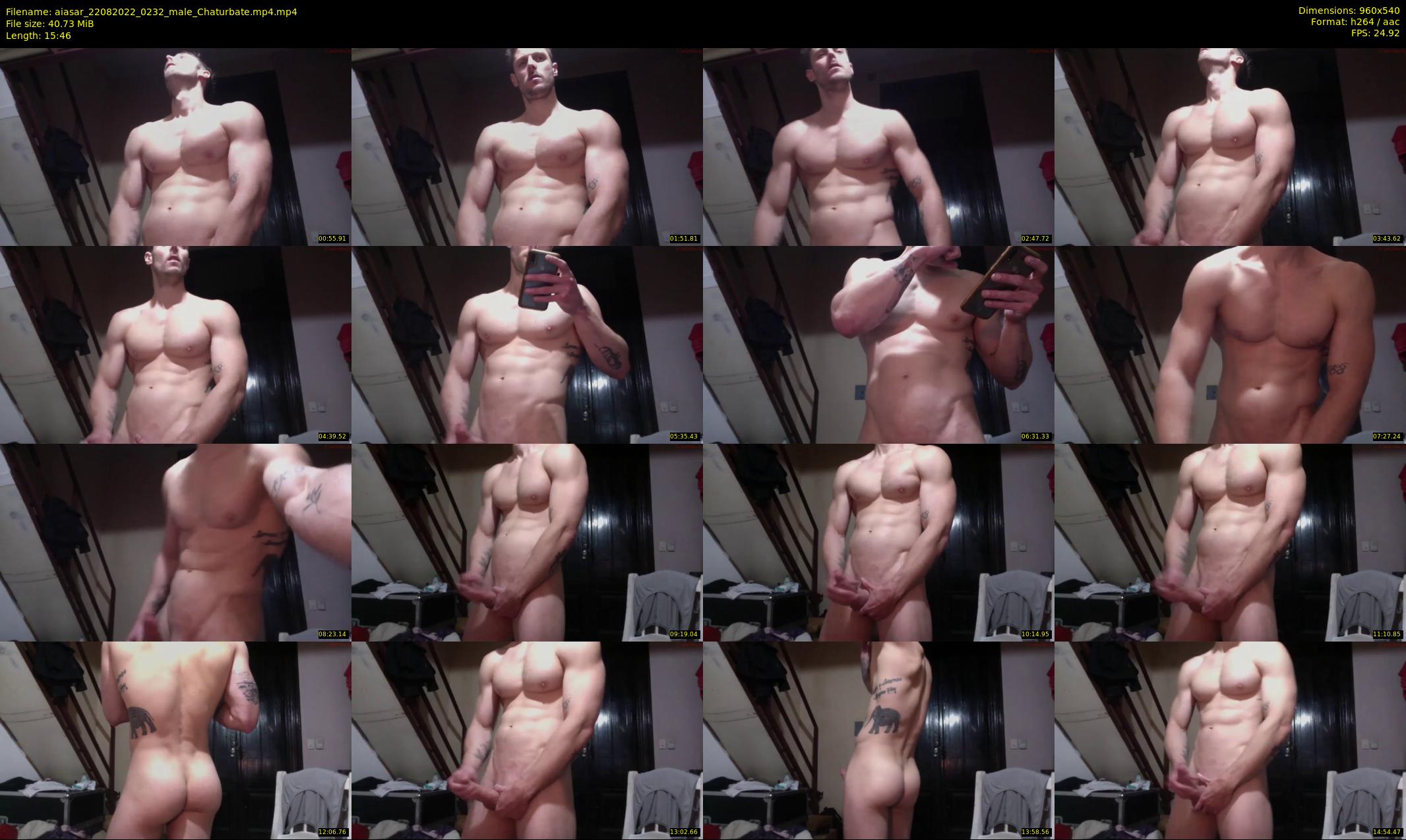 aiasar — 16 minute Chaturbate male cam show recording, 480p, Aug 22, 2022