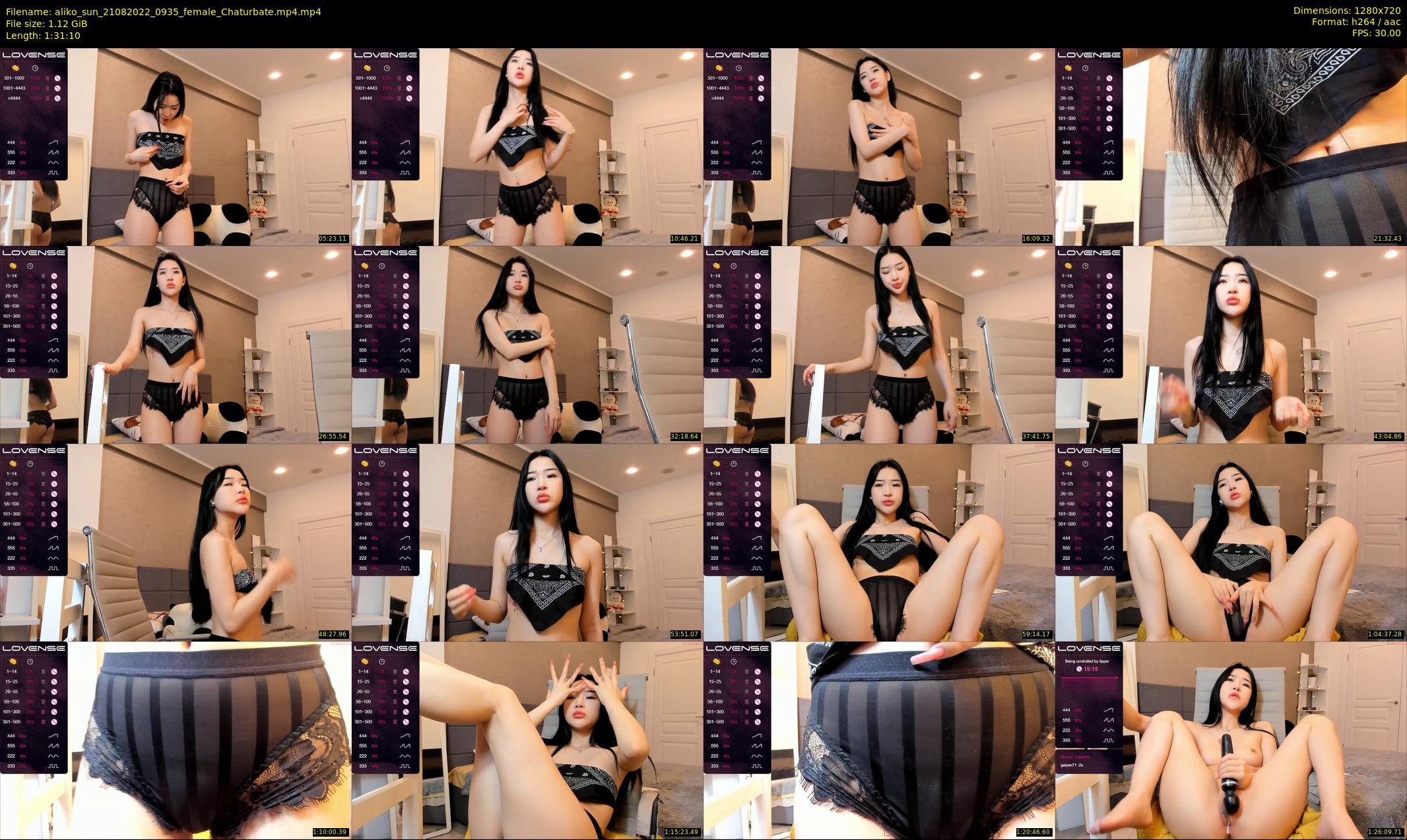 aliko_sun — 92 minute Chaturbate female cam show recording, 720p, Aug 21, 2022