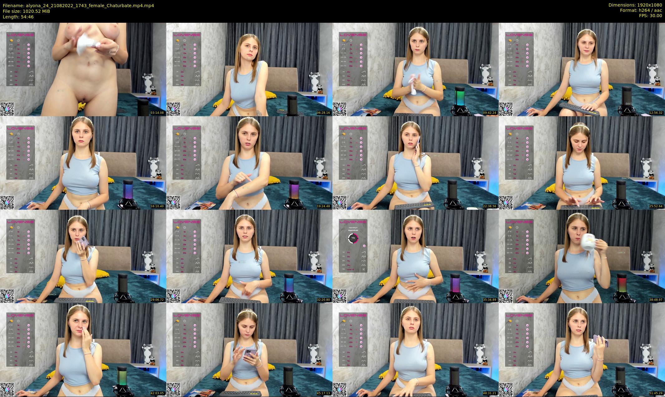 alyona_24 — 55 minute Chaturbate female cam show recording, 1080p, Aug 21, 2022
