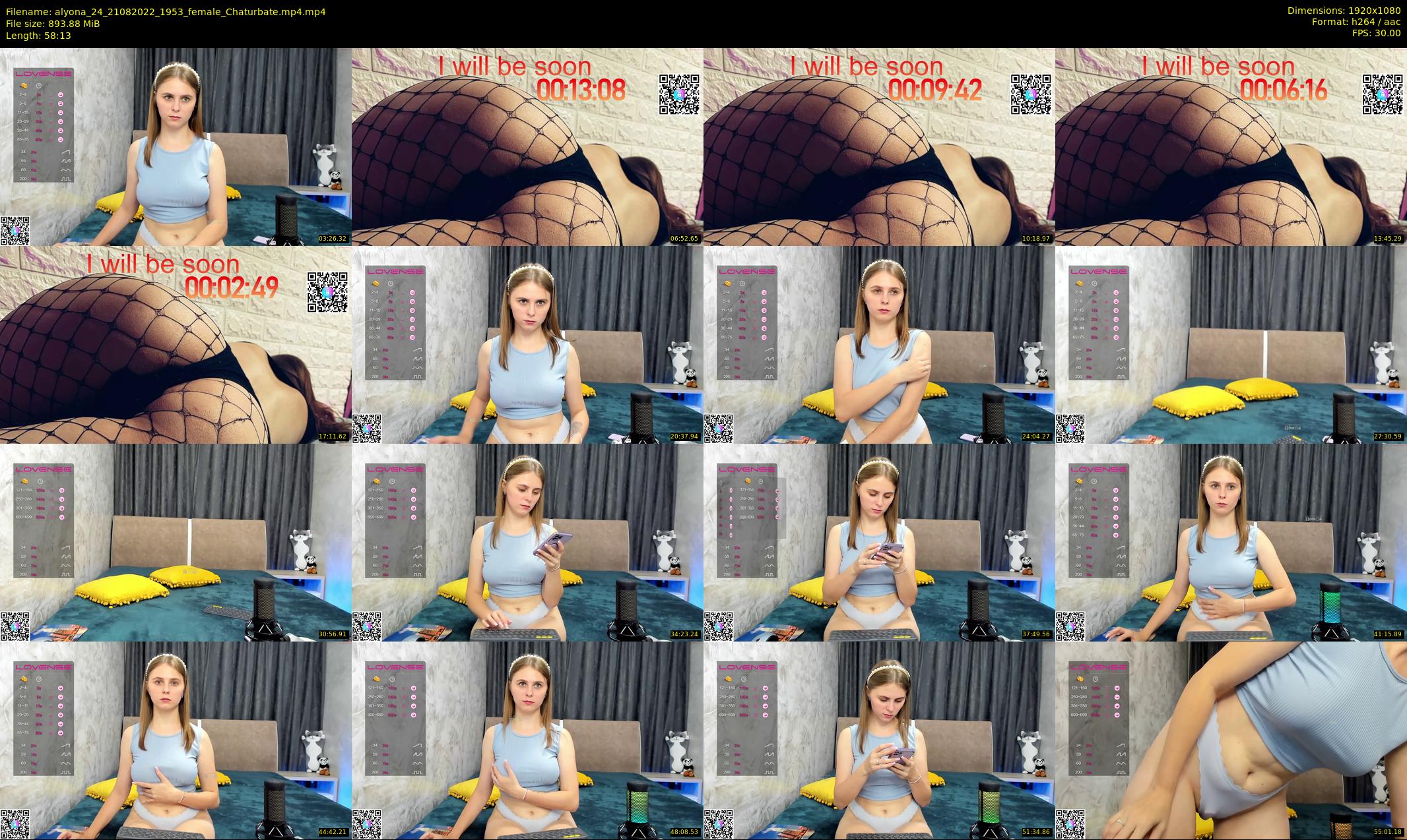 alyona_24 — 59 minute Chaturbate female cam show recording, 1080p, Aug 21, 2022