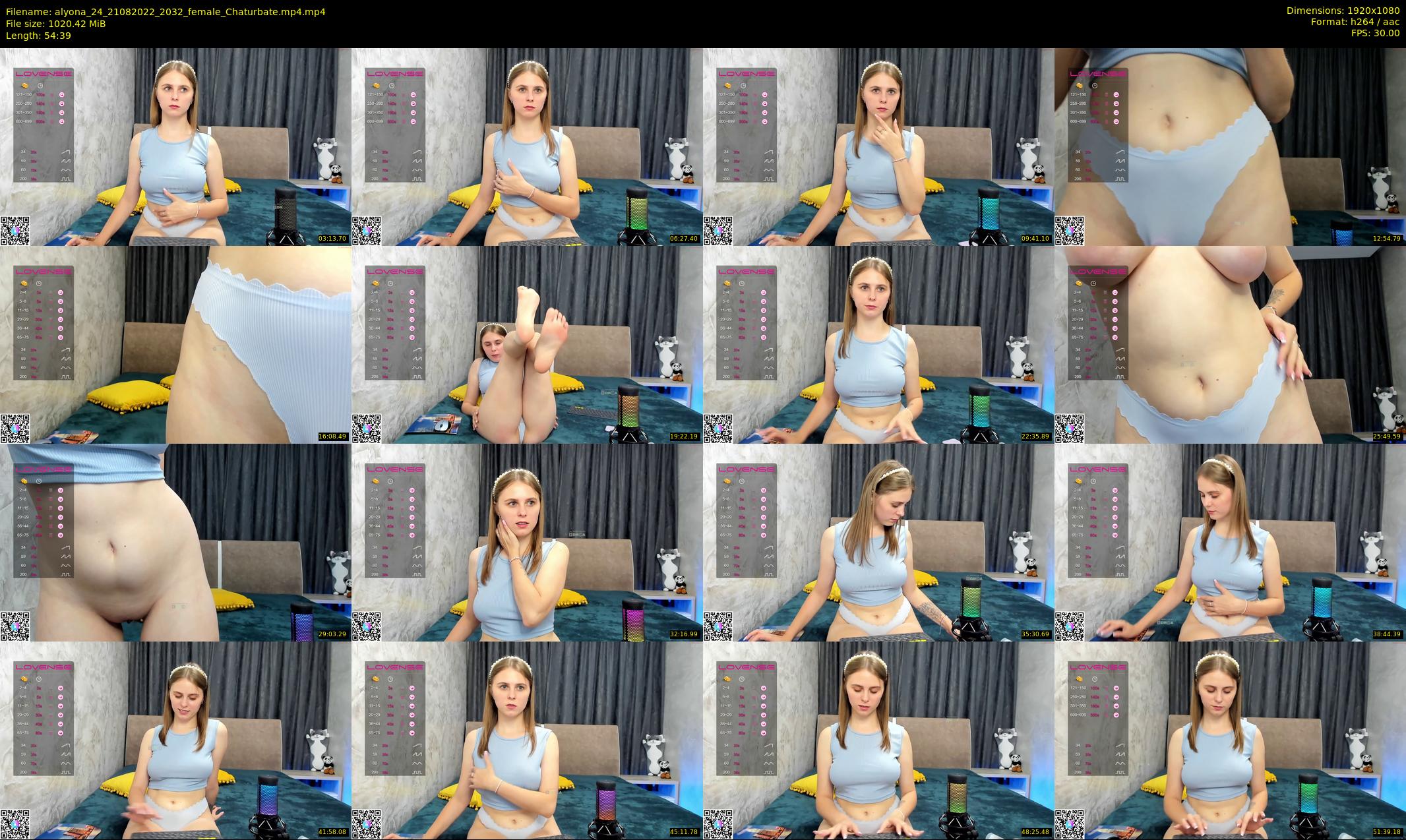 alyona_24 — 55 minute Chaturbate female cam show recording, 1080p, Aug 21, 2022