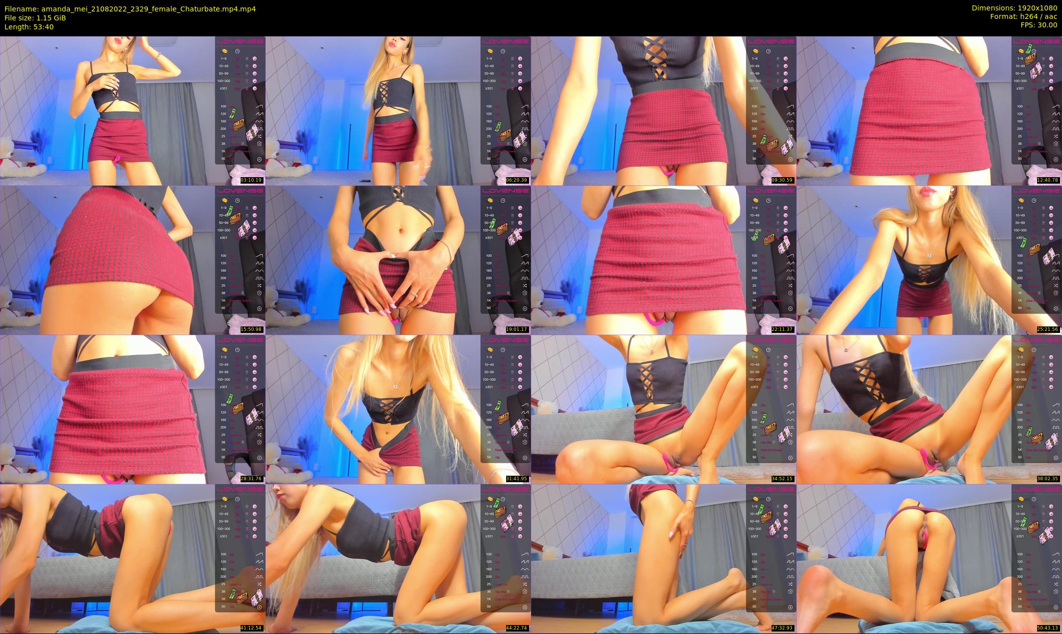 amanda_mei — 54 minute Chaturbate female cam show recording, 1080p, Aug 21, 2022