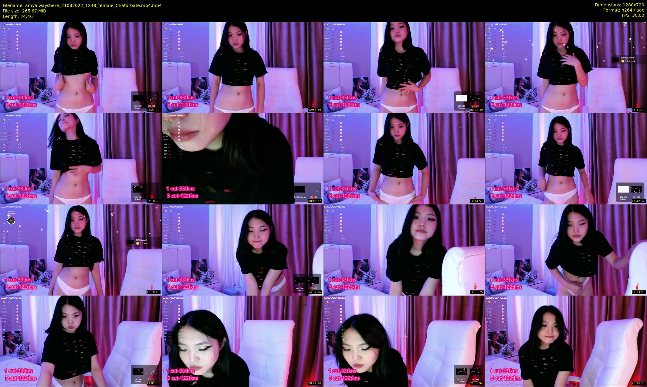 amyalwayshere — 25 minute Chaturbate female cam show recording, 720p, Aug 21, 2022