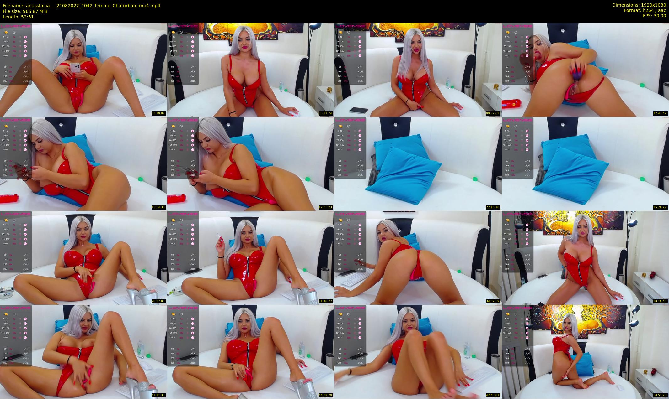 anasstacia__ — 54 minute Chaturbate female cam show recording, 1080p, Aug 21, 2022
